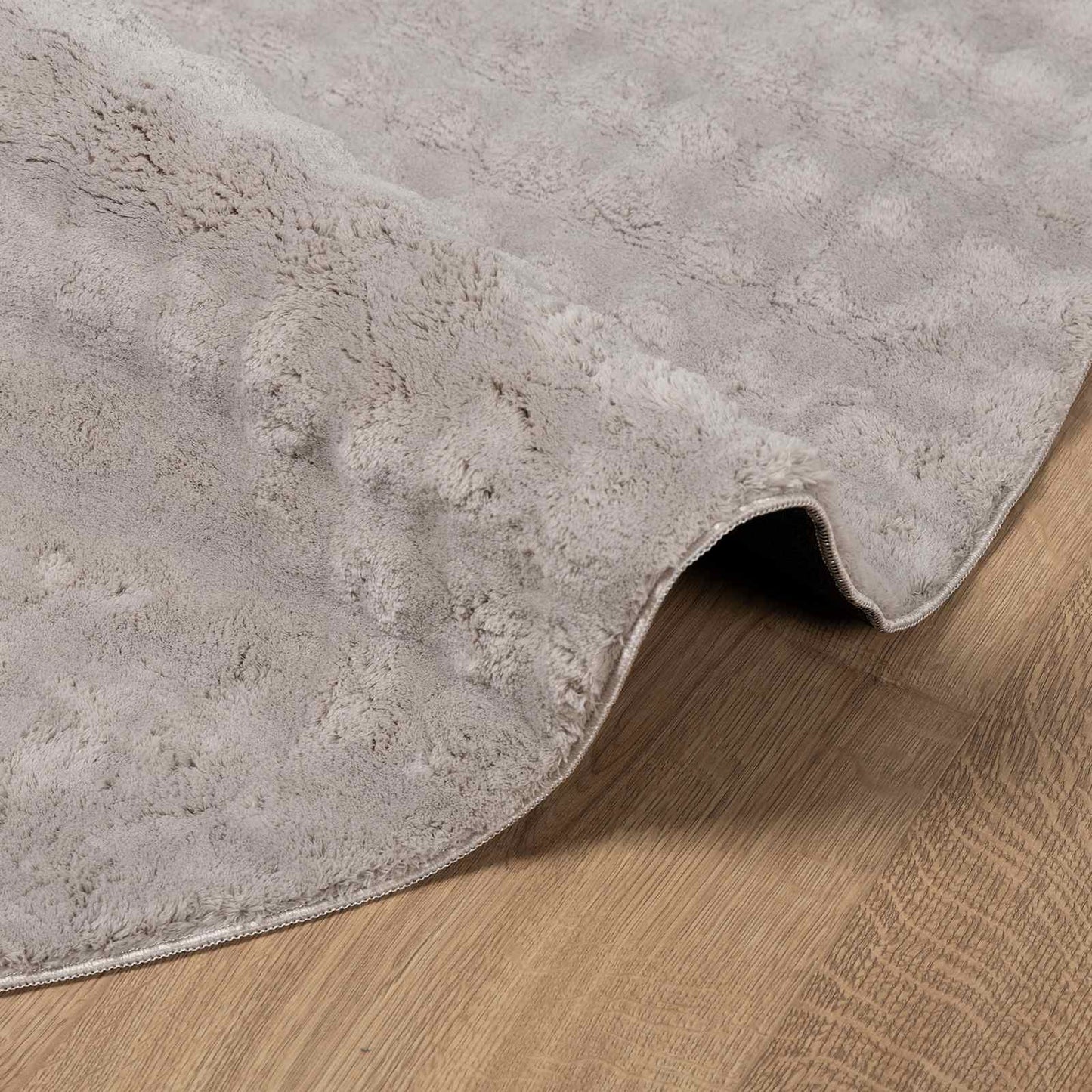 Area Rugs Round HUARTE Sand Ø 200 CM Polyester