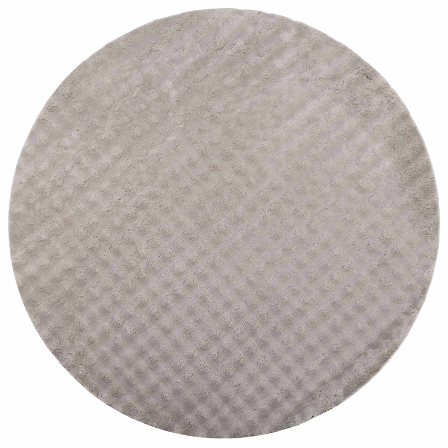 Area Rugs Round HUARTE Sand Ø 200 CM Polyester