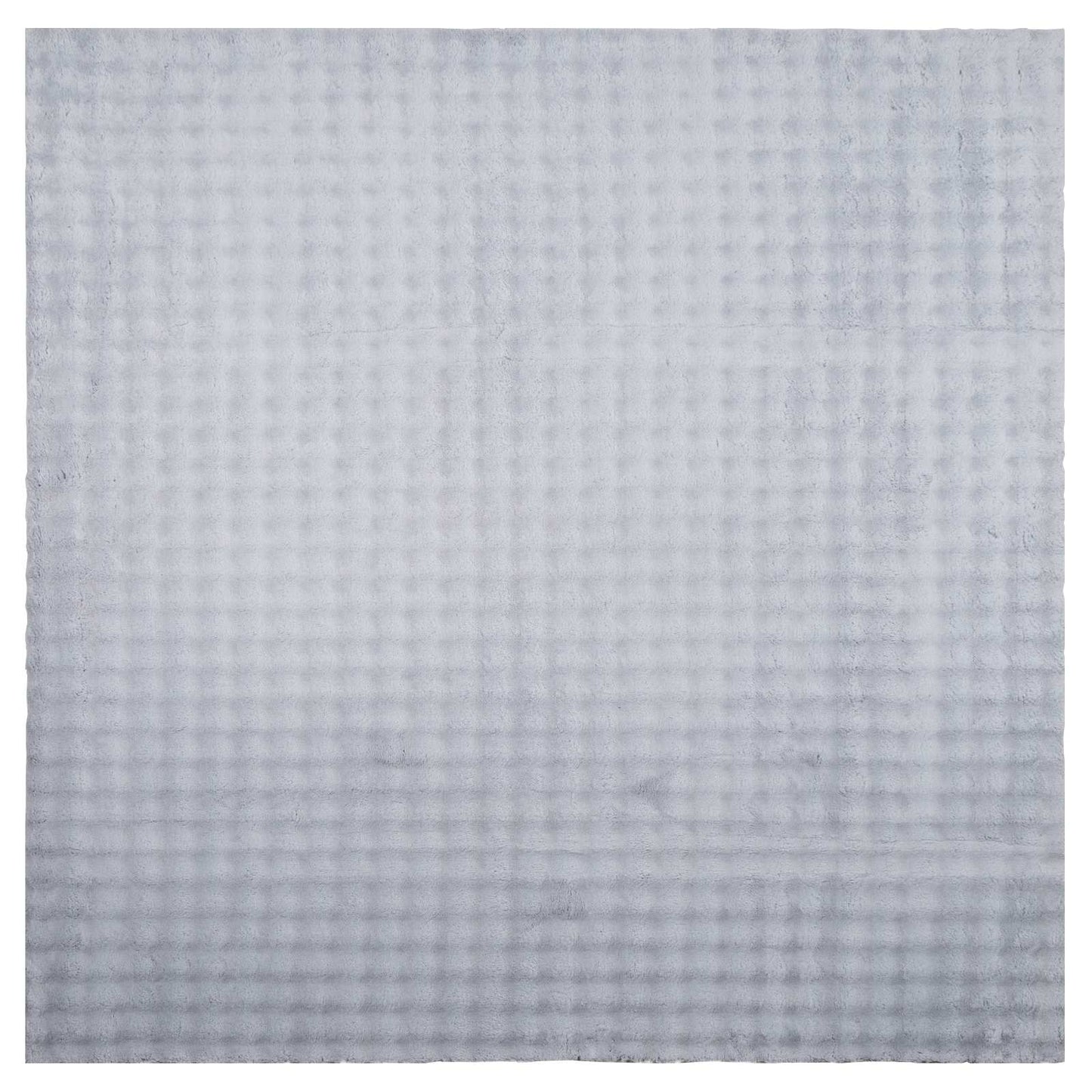 Bereichsteppiche Quadratisch HUARTE Grau 240 x 240 cm Polyester