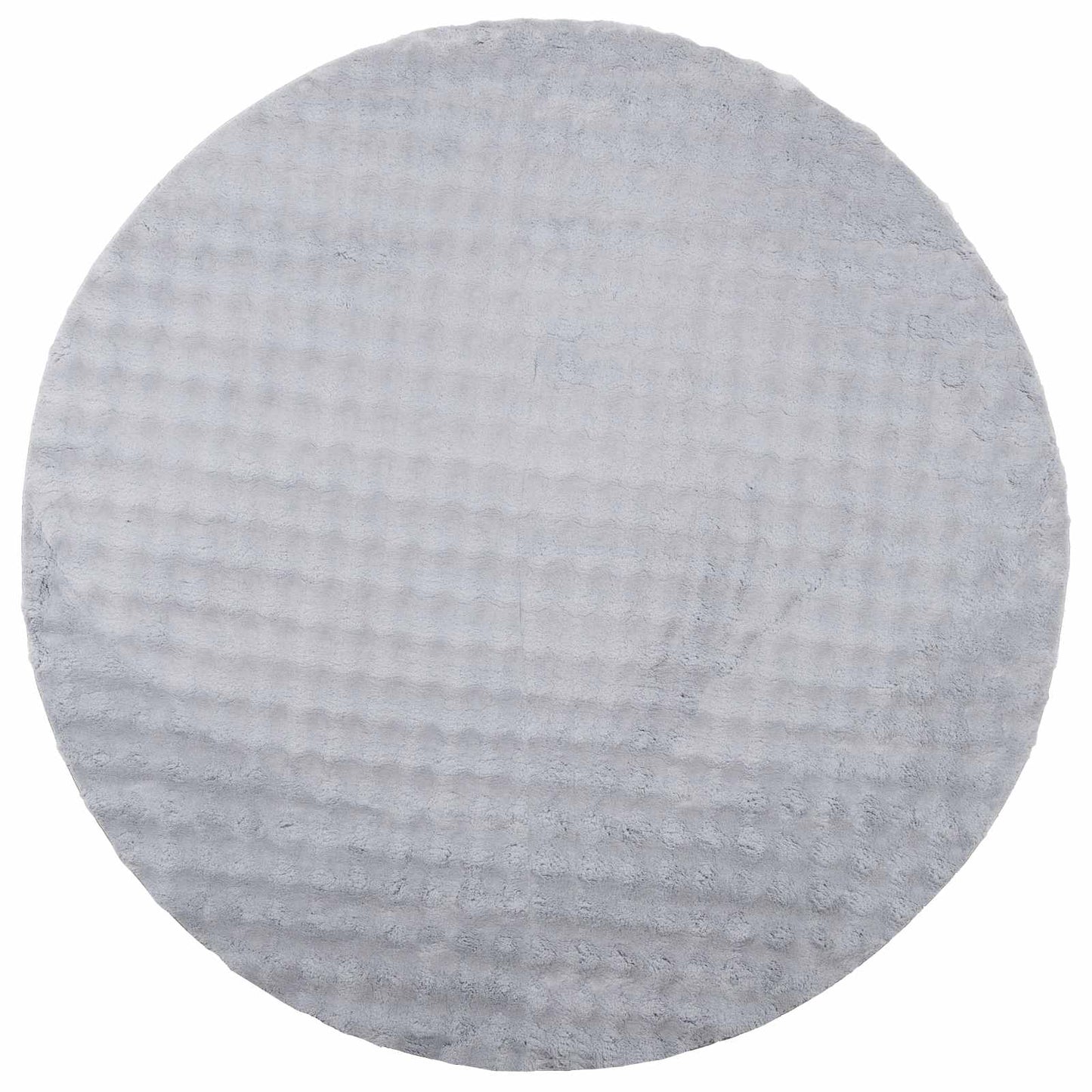 Area Rugs Round HUARTE Grey Ø 160 CM Polyester