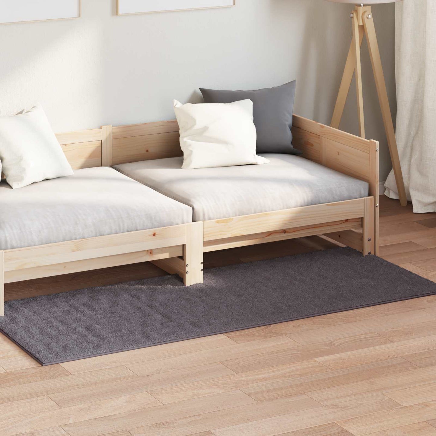 Bereichsteppiche HUARTE Anthrazit 150 x 80 cm Polyester