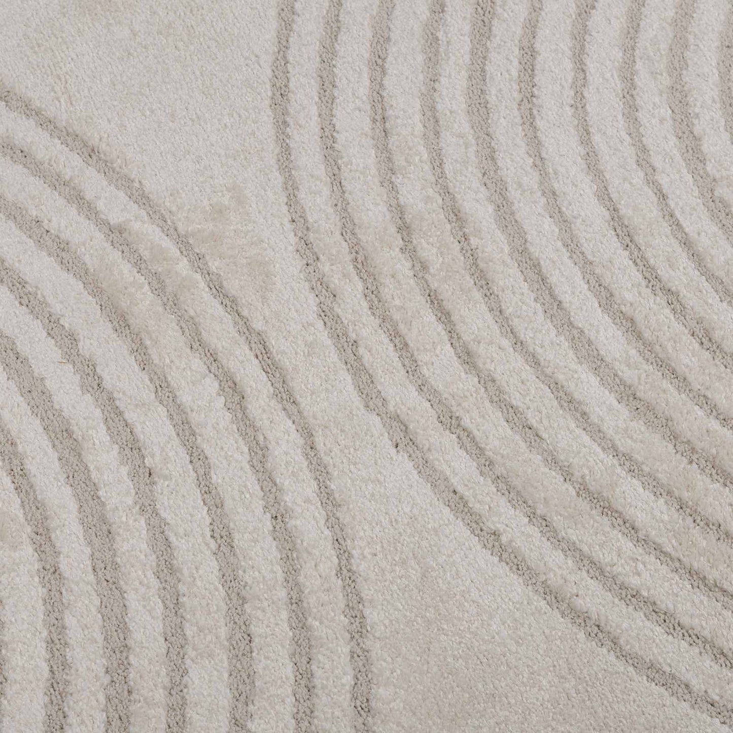 Area Rugs Rectangular HUARTE Cream 150 x 80 cm