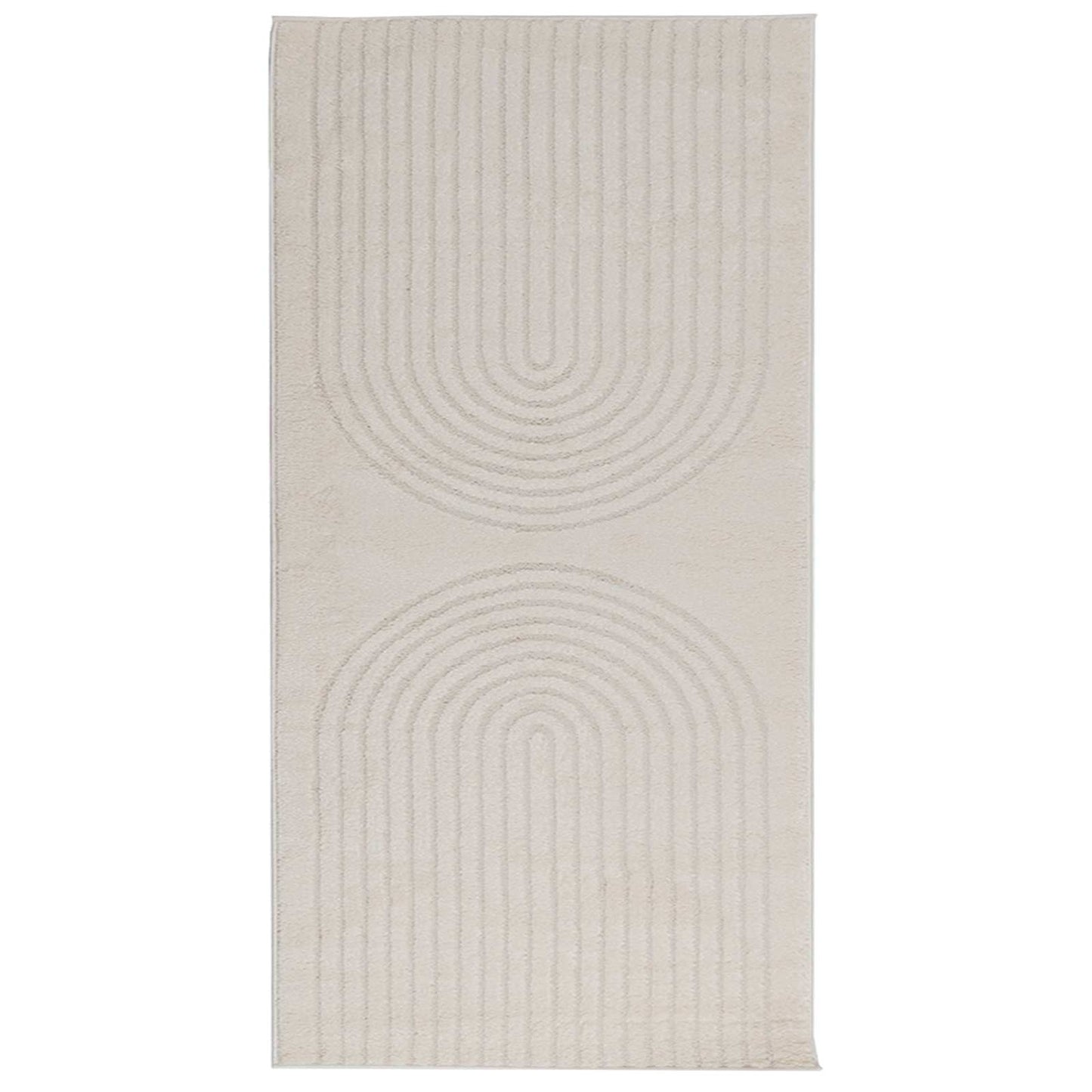 Area Rugs Rectangular HUARTE Cream 150 x 80 cm