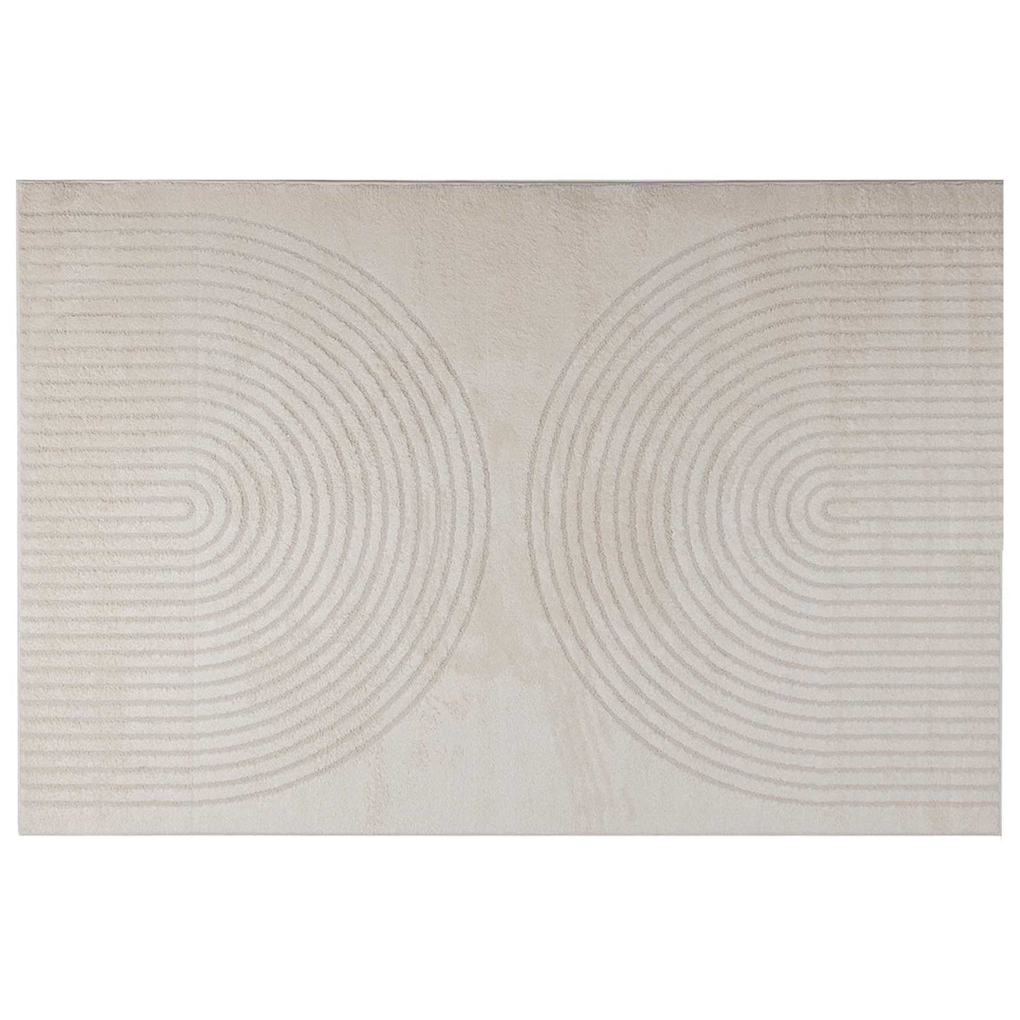 Area rugs HUARTE Cream 280 x 200 cm Polyester
