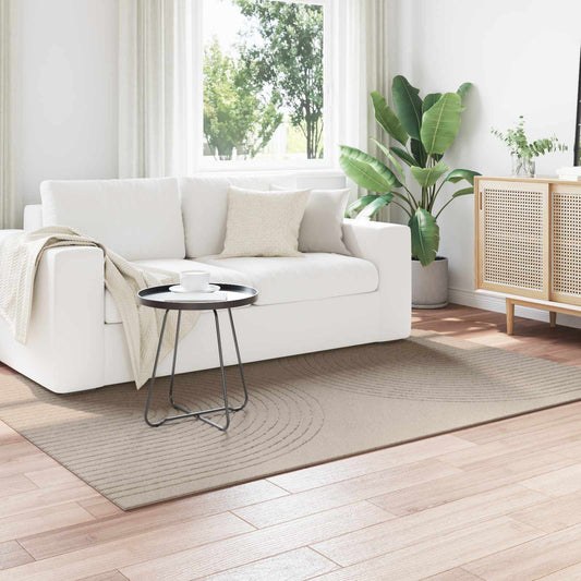 Bereichsteppiche HUARTE Beige 170 x 120 cm Polyester