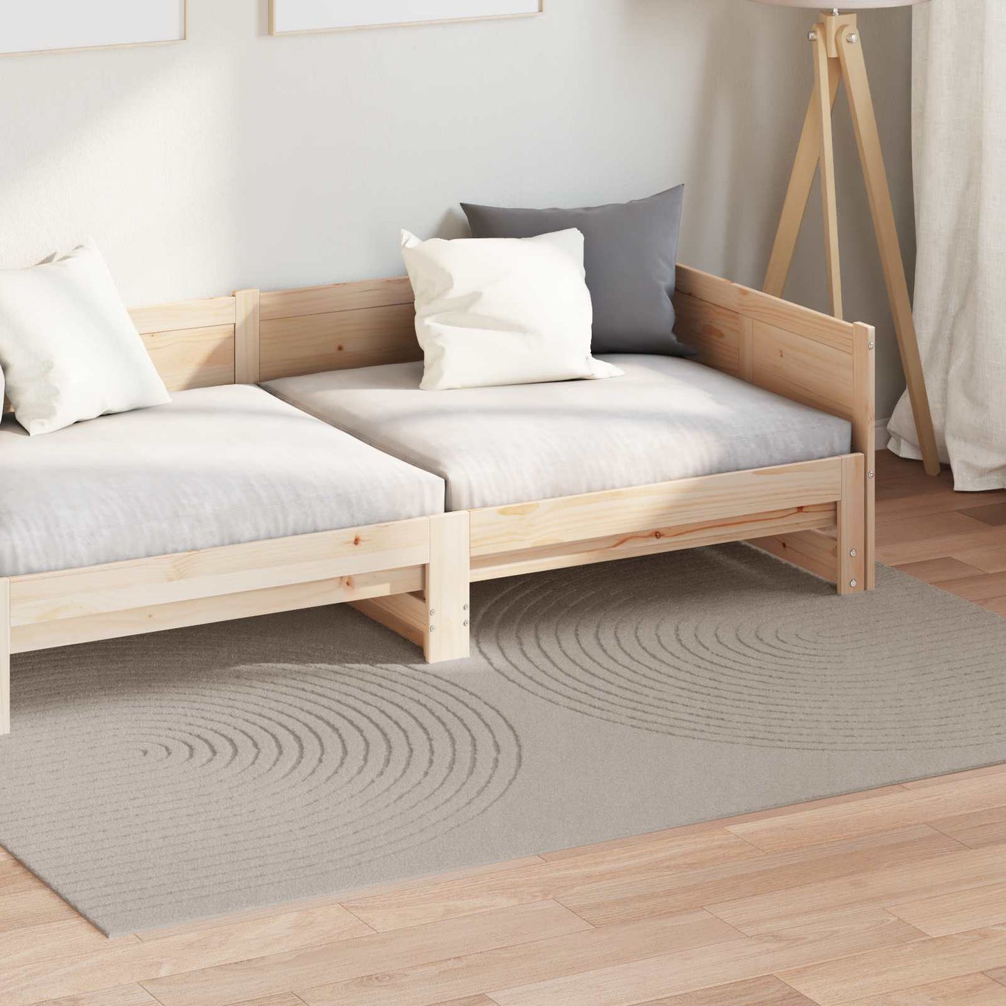 Area Rugs HUARTE Beige 200 x 140 cm Polyester