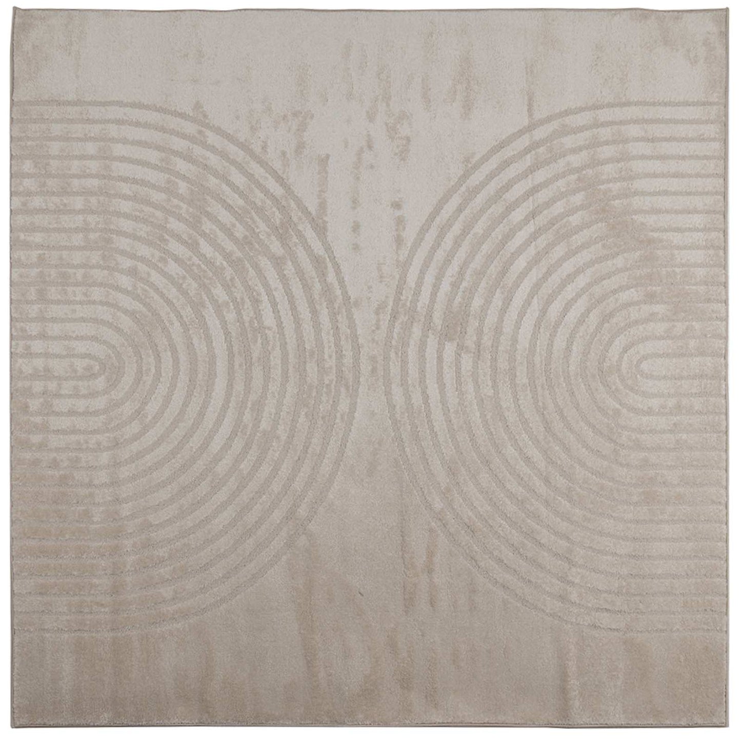 Tapis carrés HUARTE Beige 200 x 200 cm