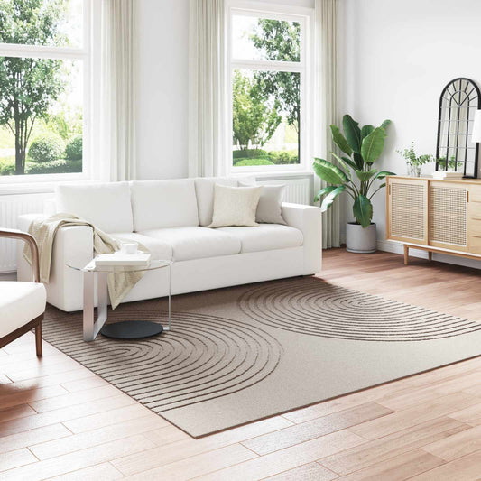 Bereichsteppiche Quadratisch HUARTE Beige 240 x 240 cm
