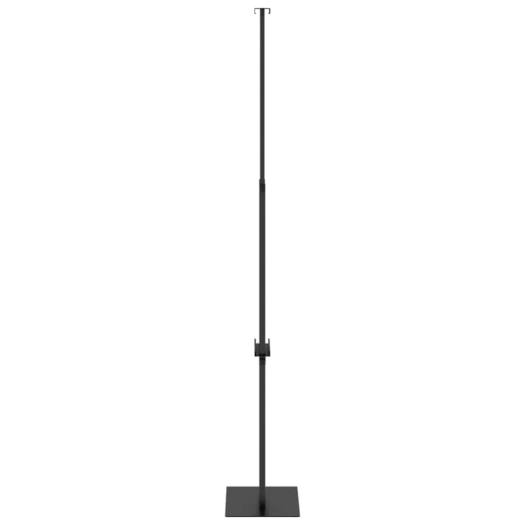 Messestände 2 pcs Schwarz 30 x 23,5 x 210 cm Stahl