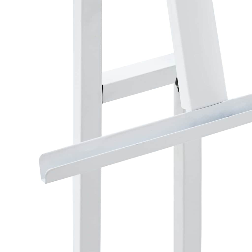 Messestände 2 pcs Weiß 26,5 x 26,5 x 150 cm Stahl