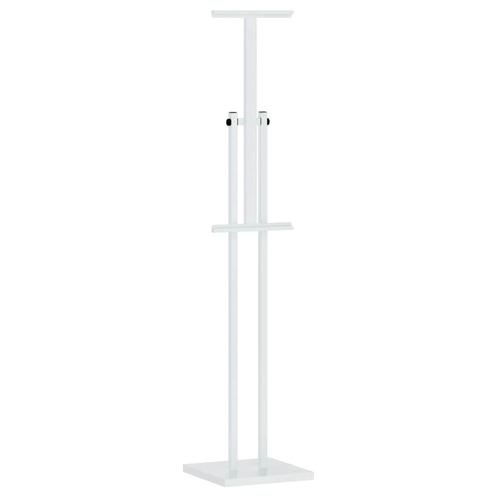 Messestände 2 pcs Weiß 26,5 x 26,5 x 150 cm Stahl