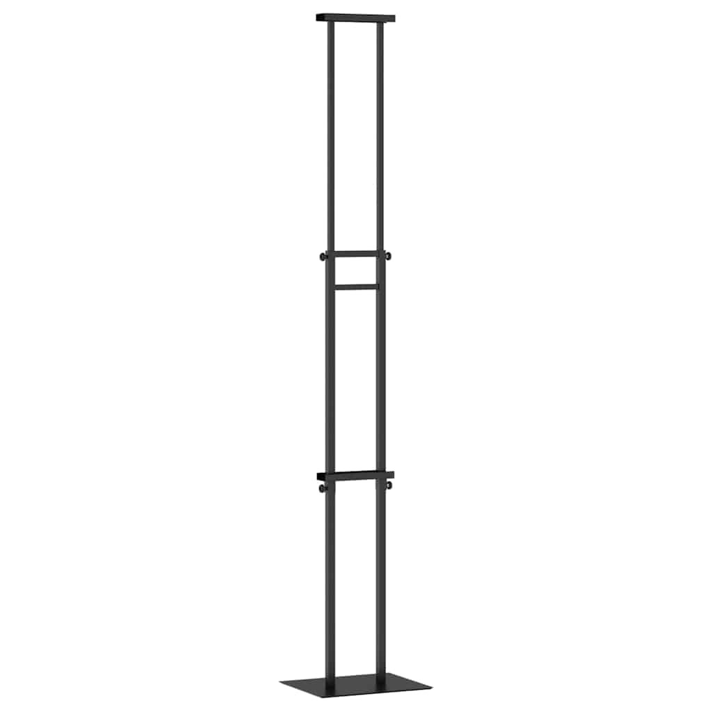 Messestände Schwarz 30 x 23,5 x 210 cm Stahl