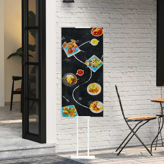 Messestände Weiß 30 x 23,5 x 210 cm Stahl