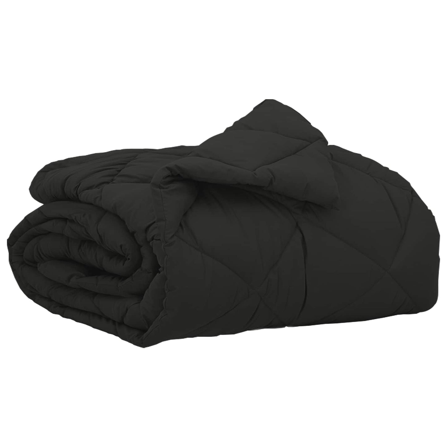 Black Summer Blanket 200 x 155 cm Microfiber