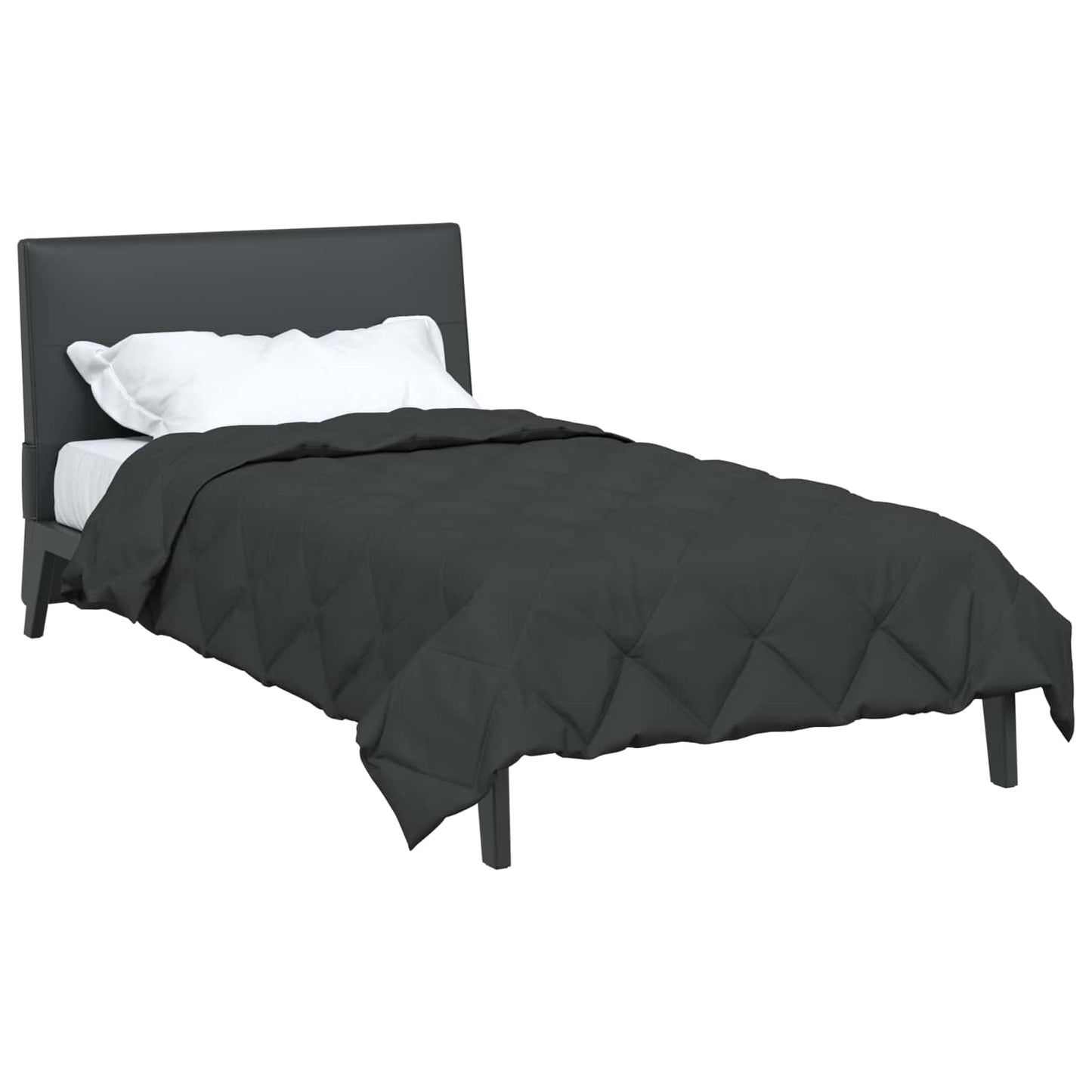 All-Season Duvet Anthracite 220 x 135 cm Microfiber