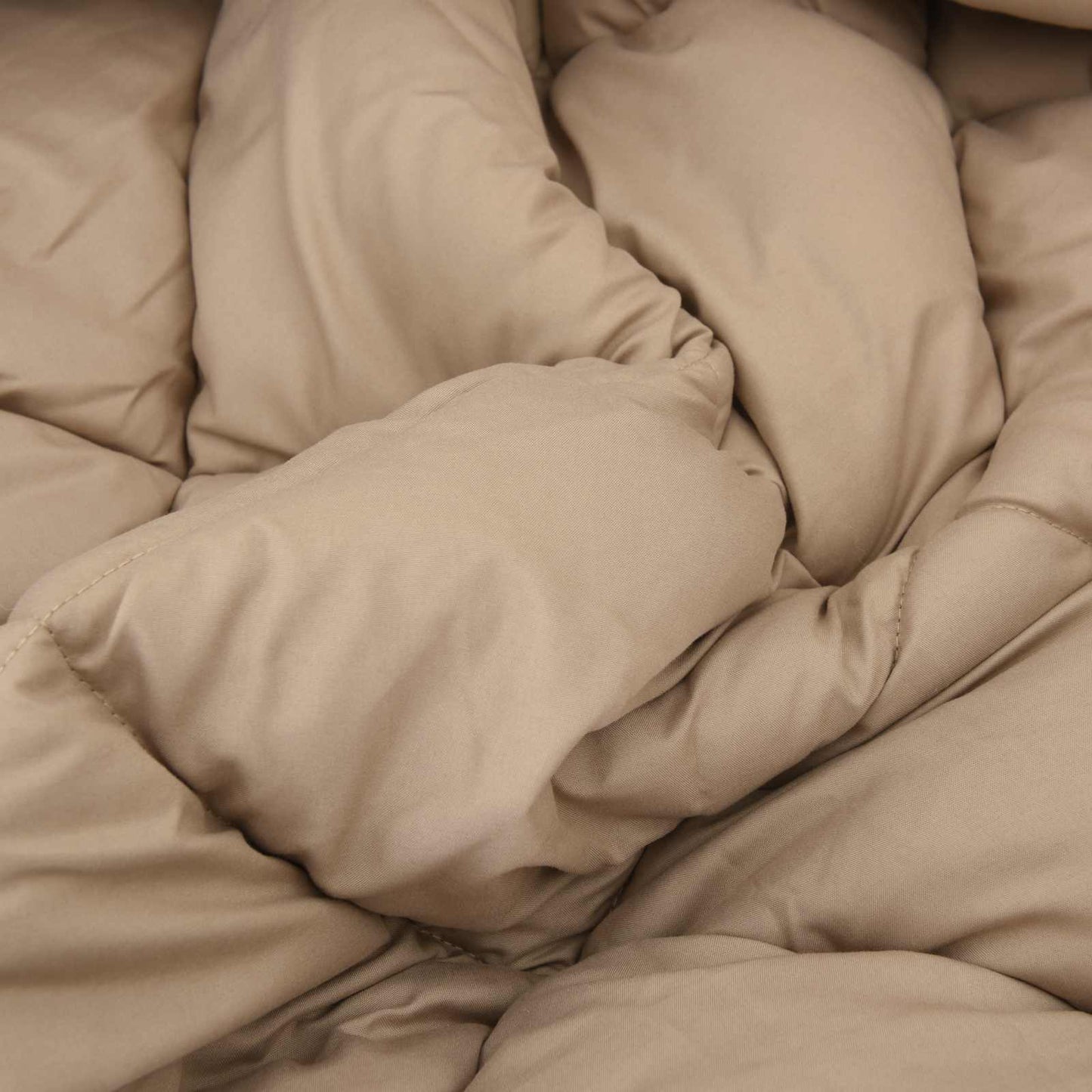 Ganzjahresbettdecke Anthrazit und Taupe 200 x 135 cm Mikrofaser
