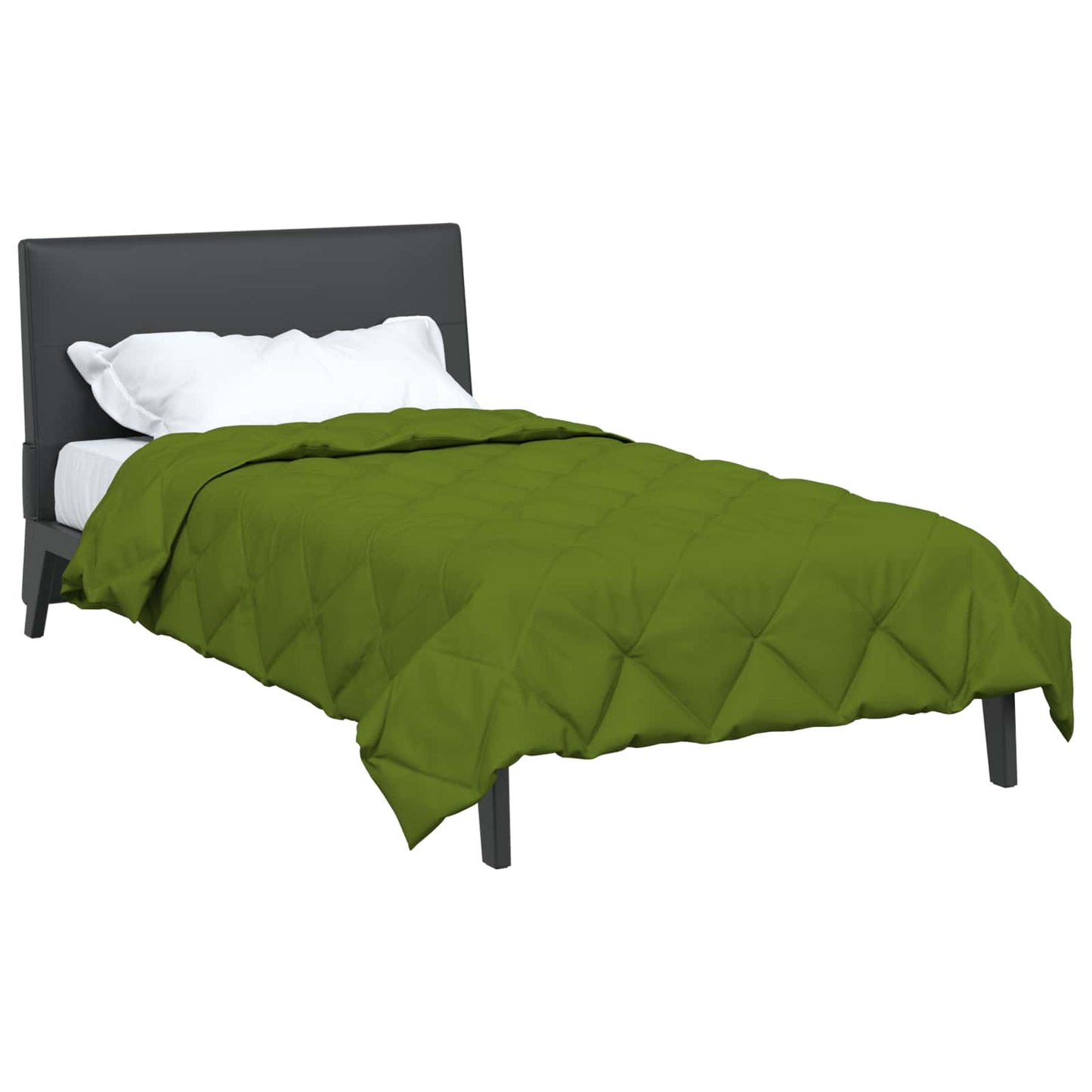 All-Season Duvet Green 200 x 135 cm Microfiber