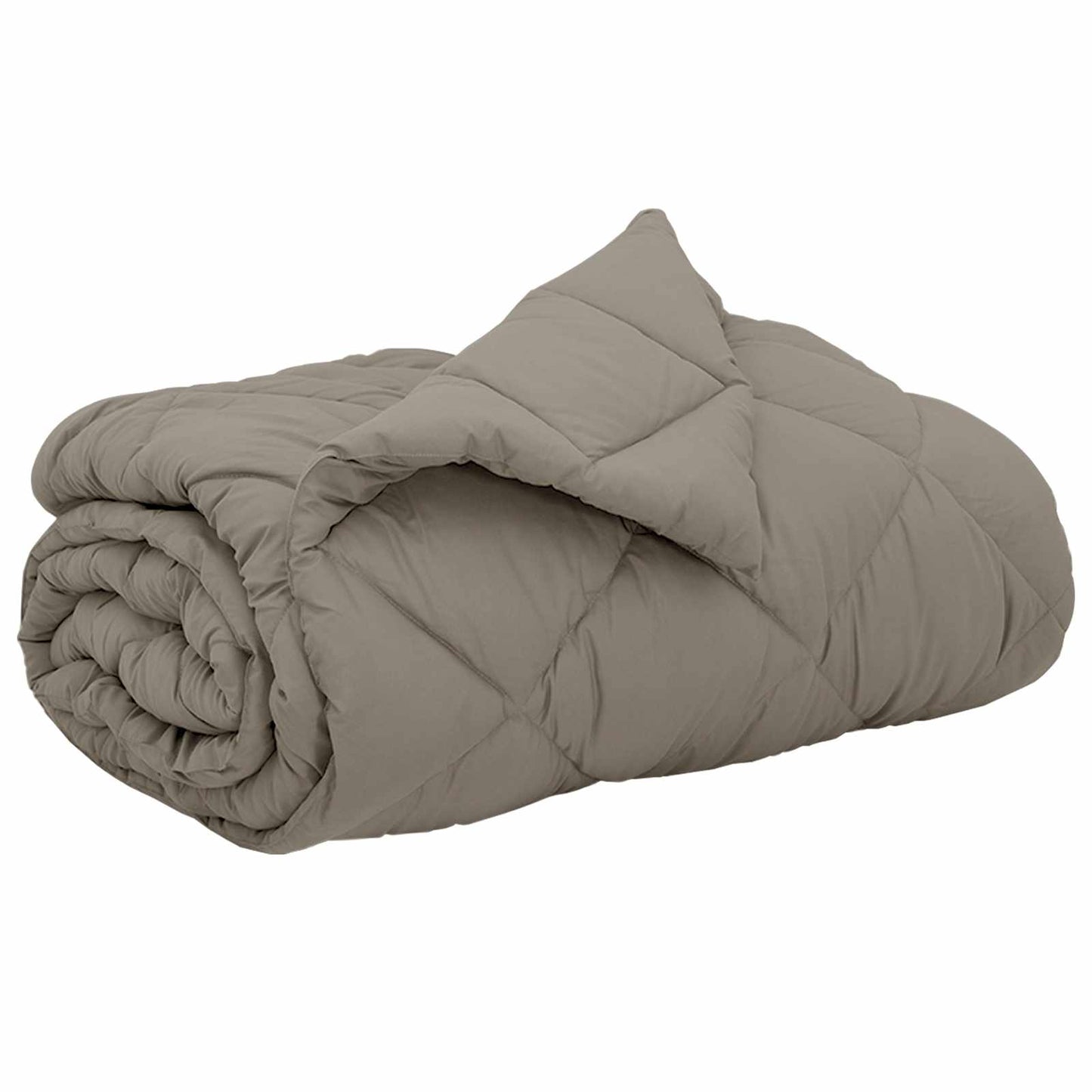 All-Season Duvet Light Grey 200 x 200 cm Microfiber