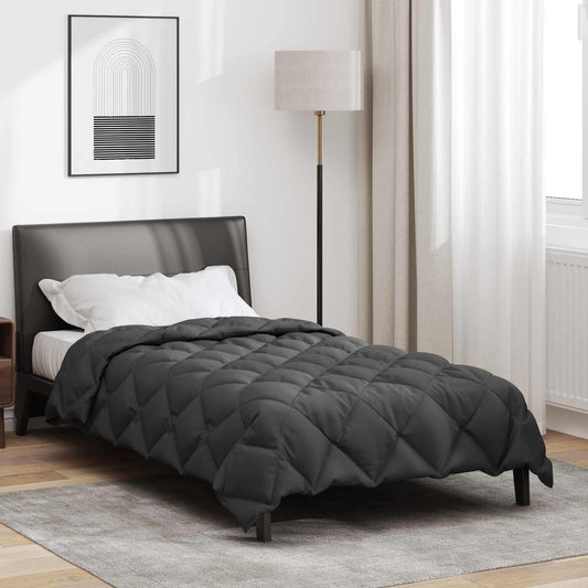 Winter duvet, anthracite, 200 x 140 cm, microfiber
