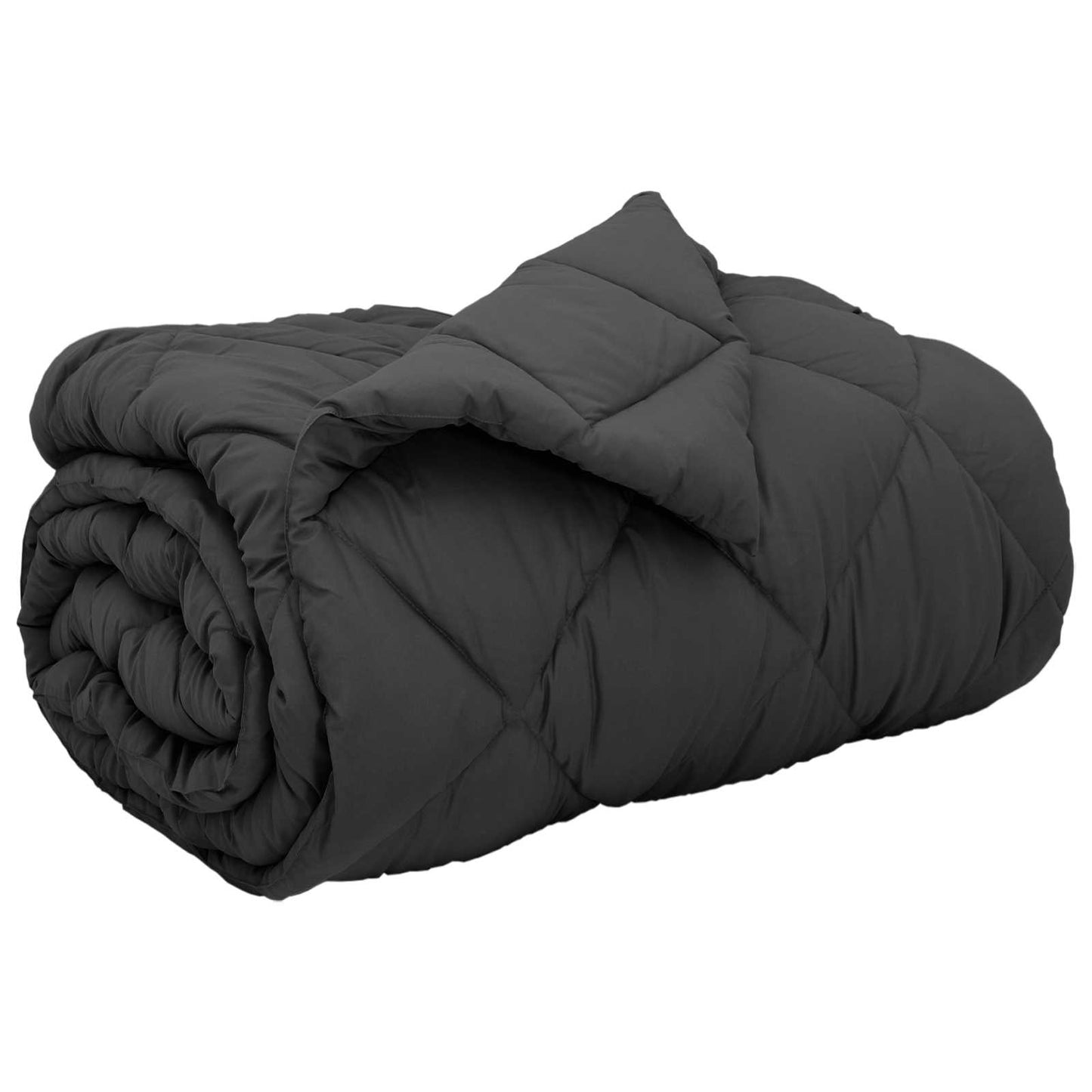 Winter Duvet Anthracite 220 x 135 cm Microfiber