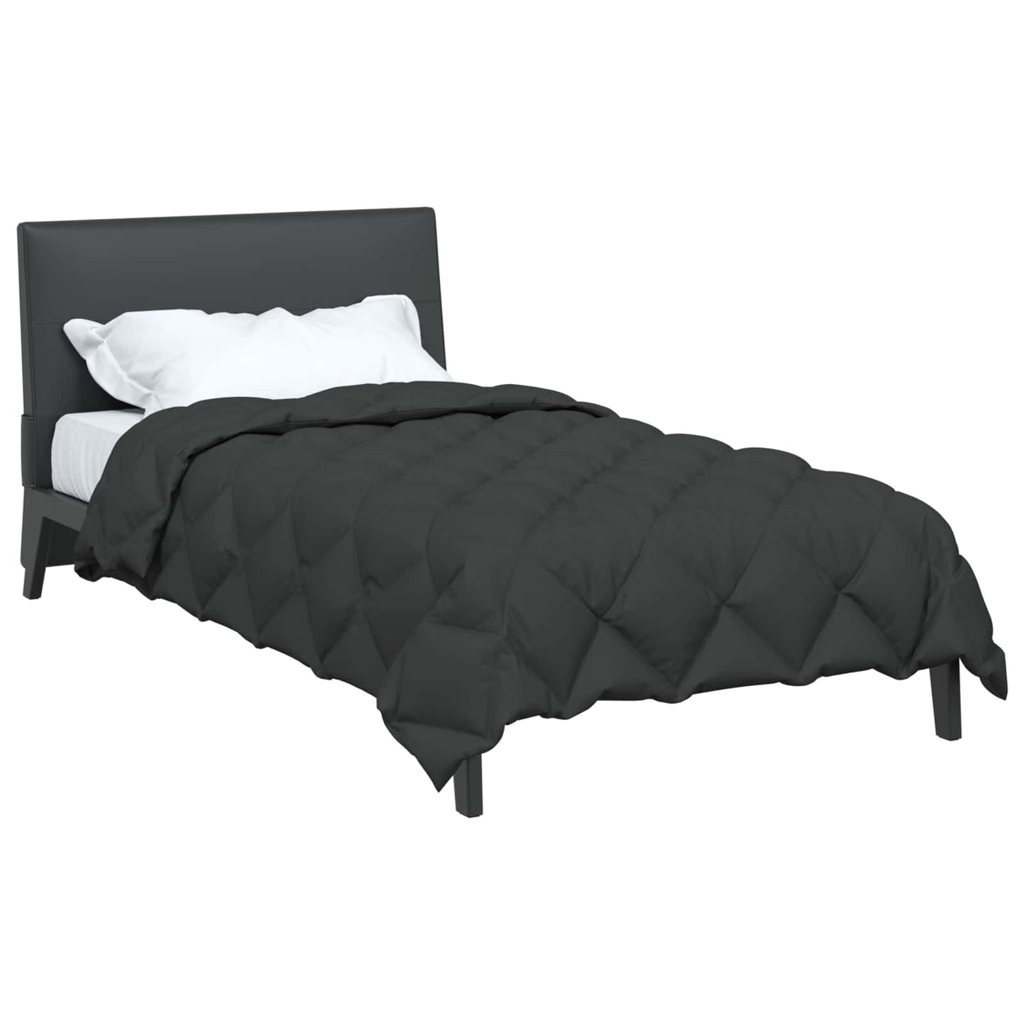 Winter Duvet Anthracite 220 x 135 cm Microfiber