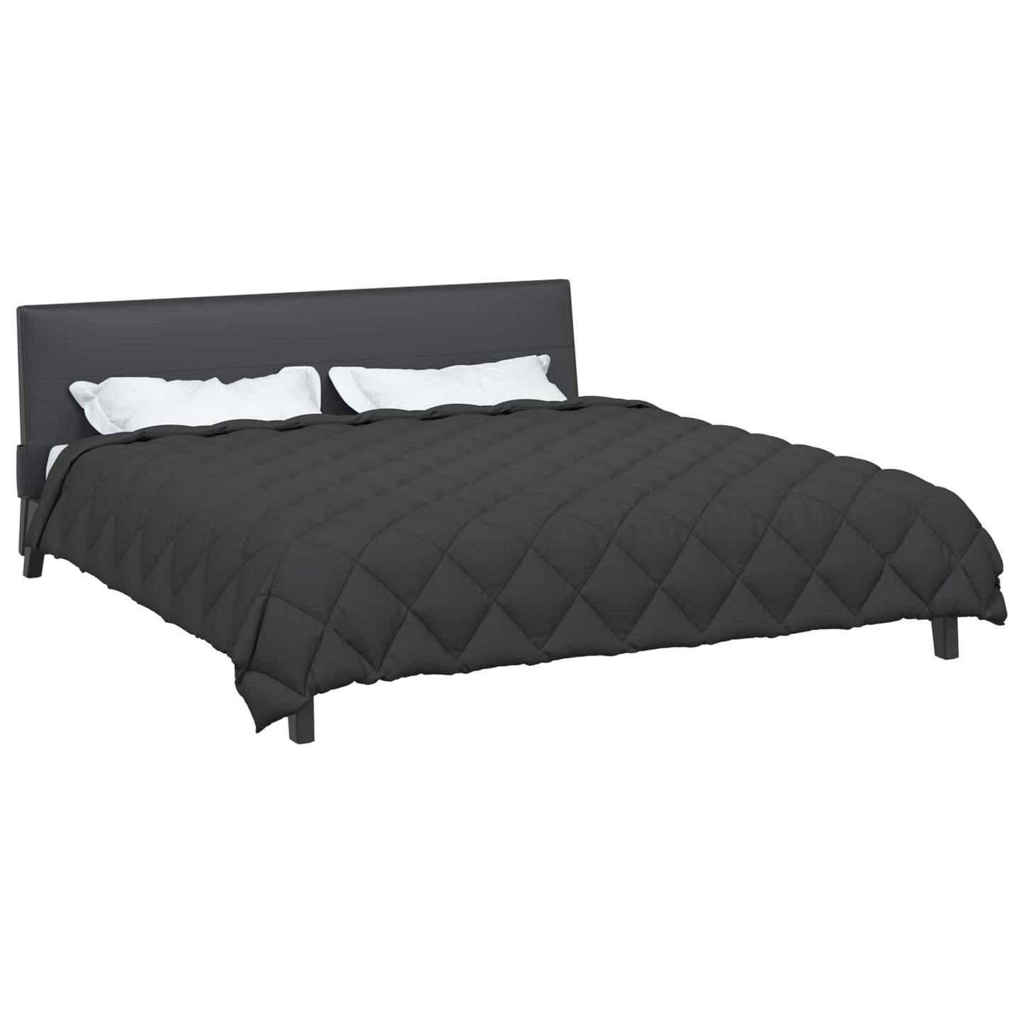 Winterbettdecke Anthrazit 240 x 260 cm Mikrofaser