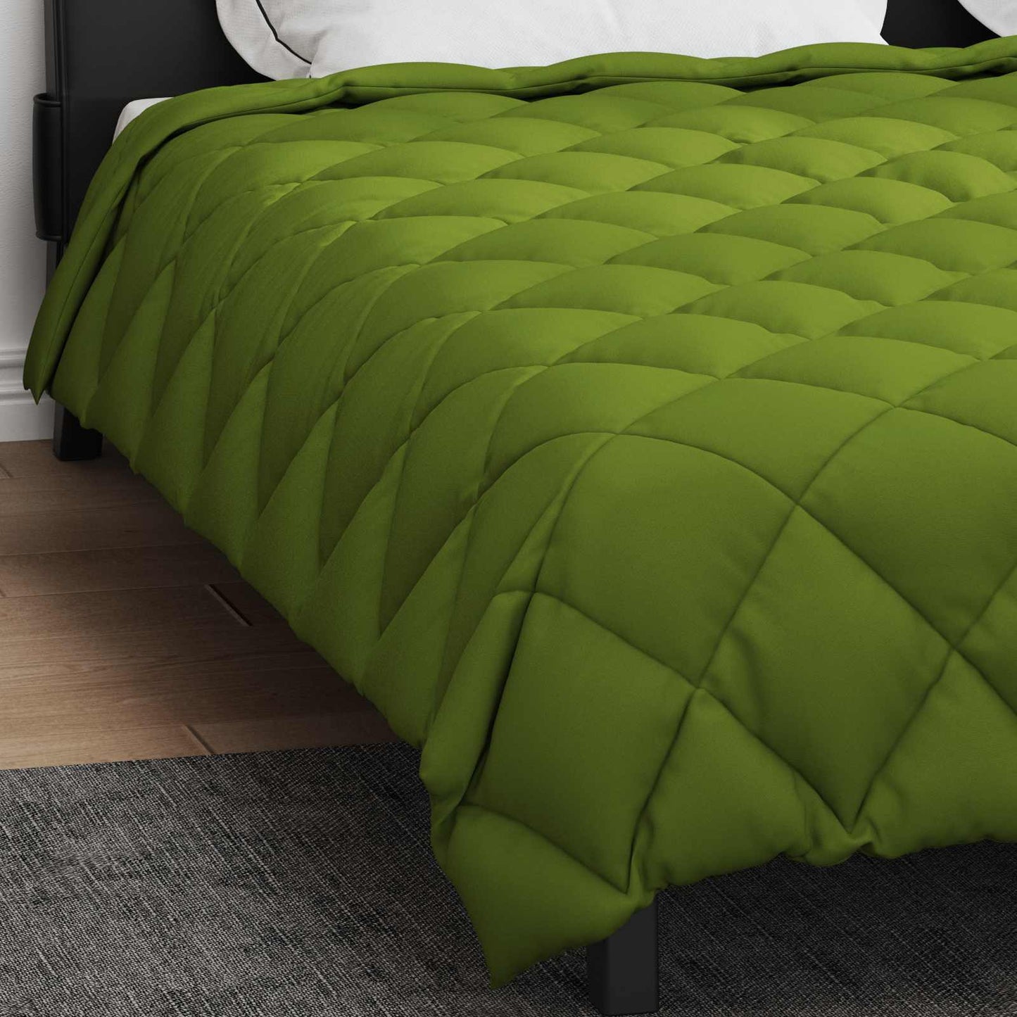 Winter Duvet Green 240 x 200 cm Microfiber