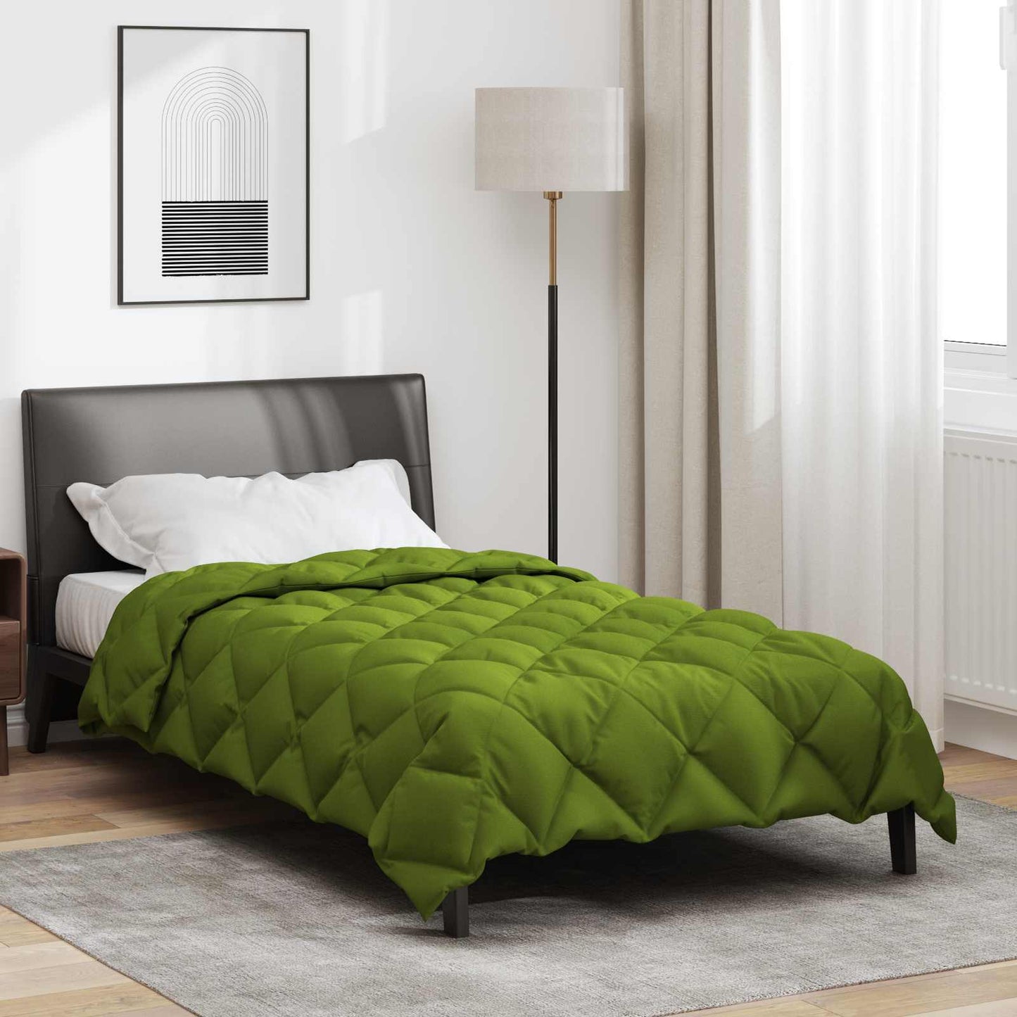 Green Winter Duvet 220 x 155 cm Microfiber