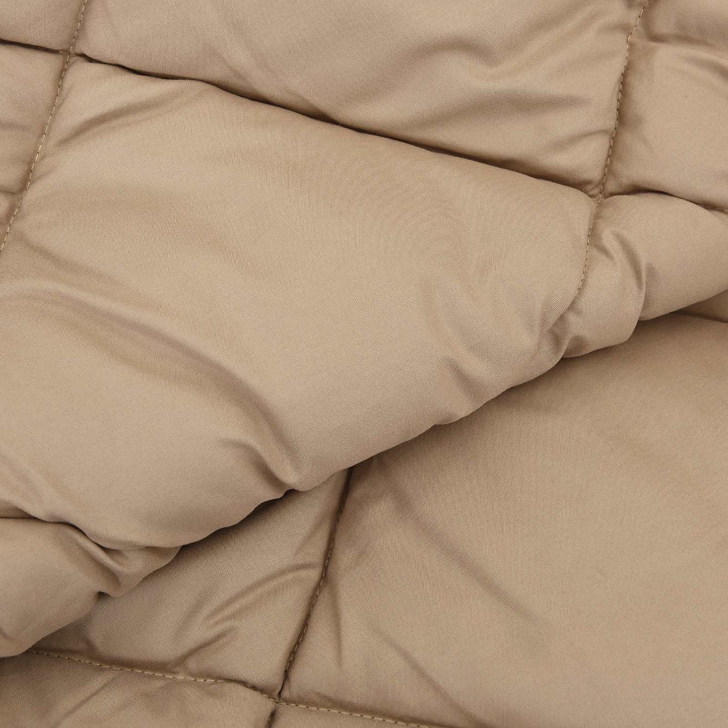 Winterbettdecke Taupe 220 x 135 cm Mikrofaser