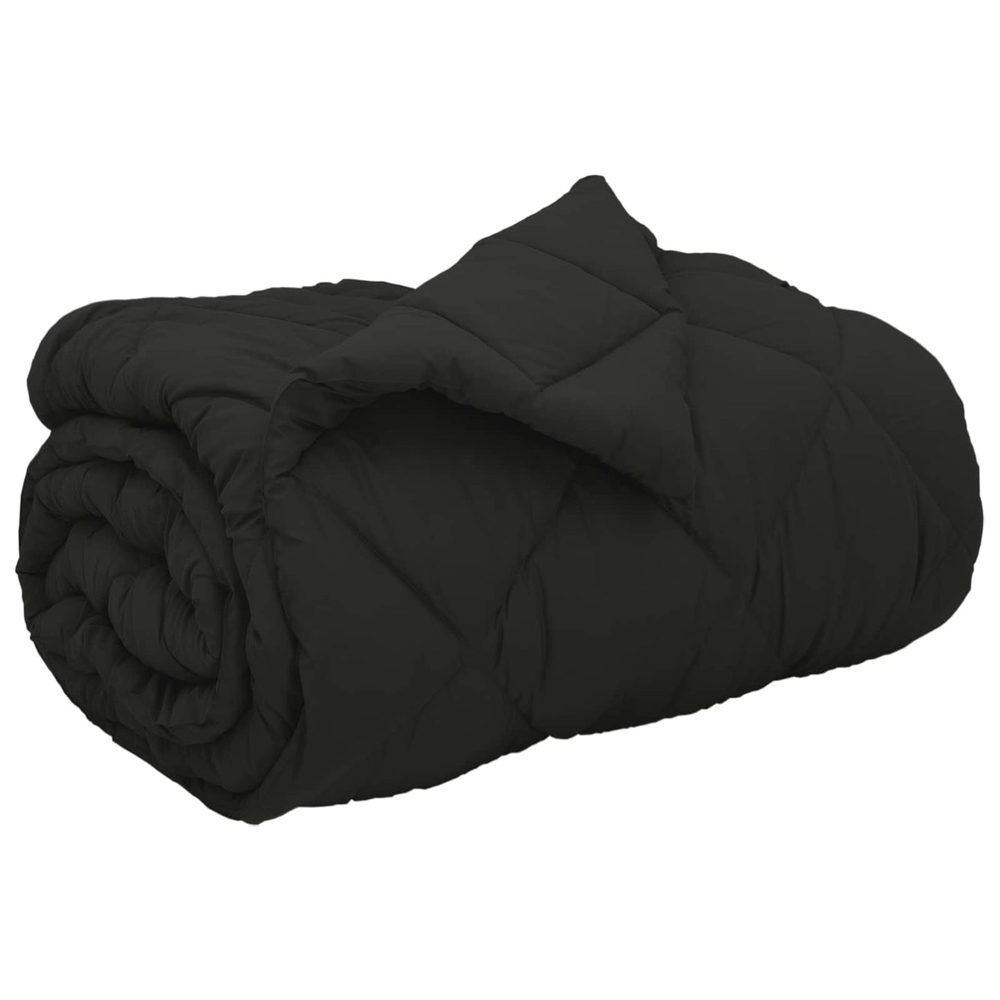 Winter Duvet Black 220 x 155 cm Microfiber