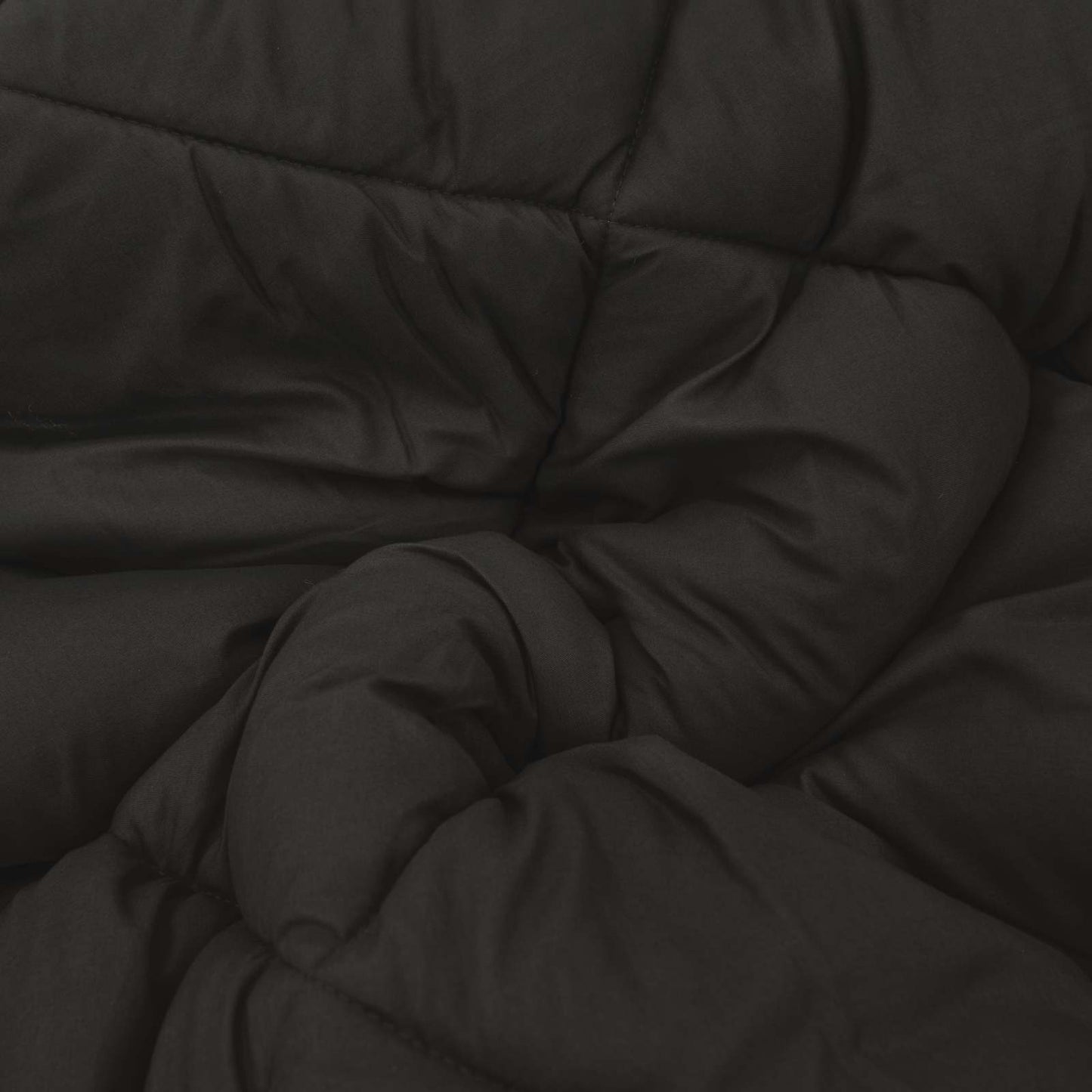 Winterbettdecke Schwarz und Taupe 200 x 155 cm Mikrofaser