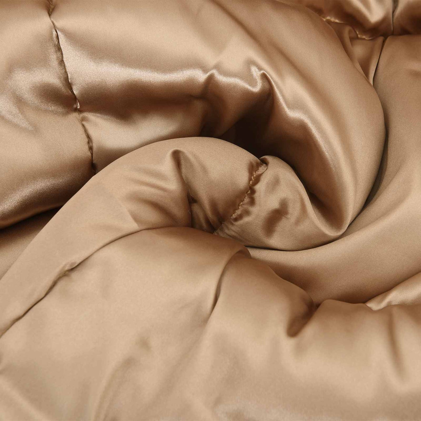 Sommerdecke Gold 200 x 155 cm Satin und Mikrofaser