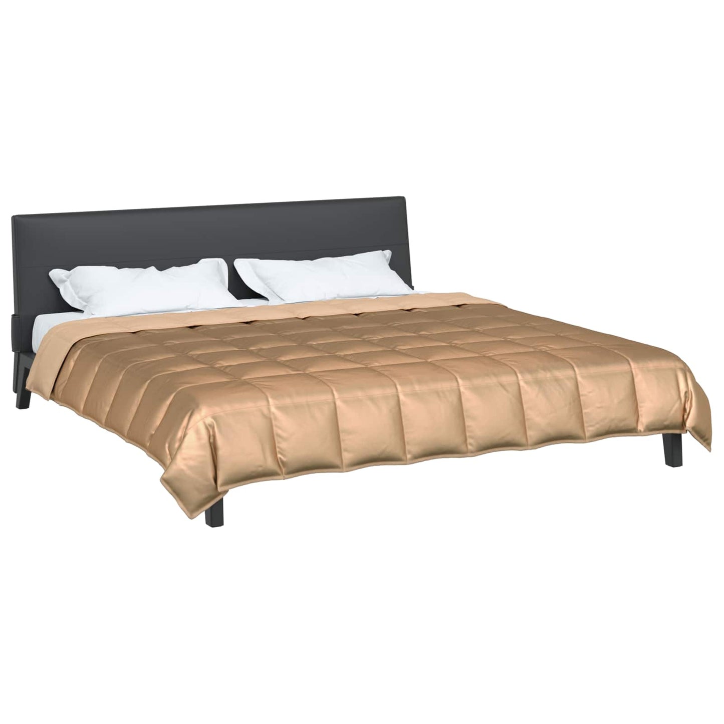 Couette d'été Gold 240 x 200 cm satin et microfibre