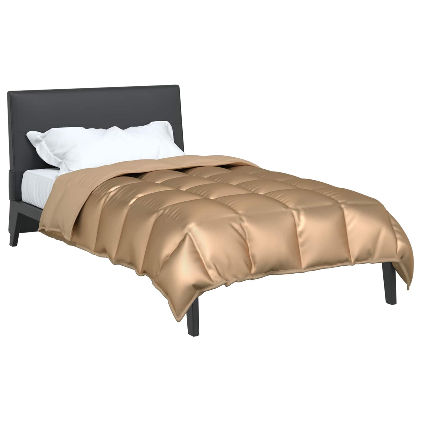 Couette d'hiver Gold 200 x 140 cm satin et microfibre