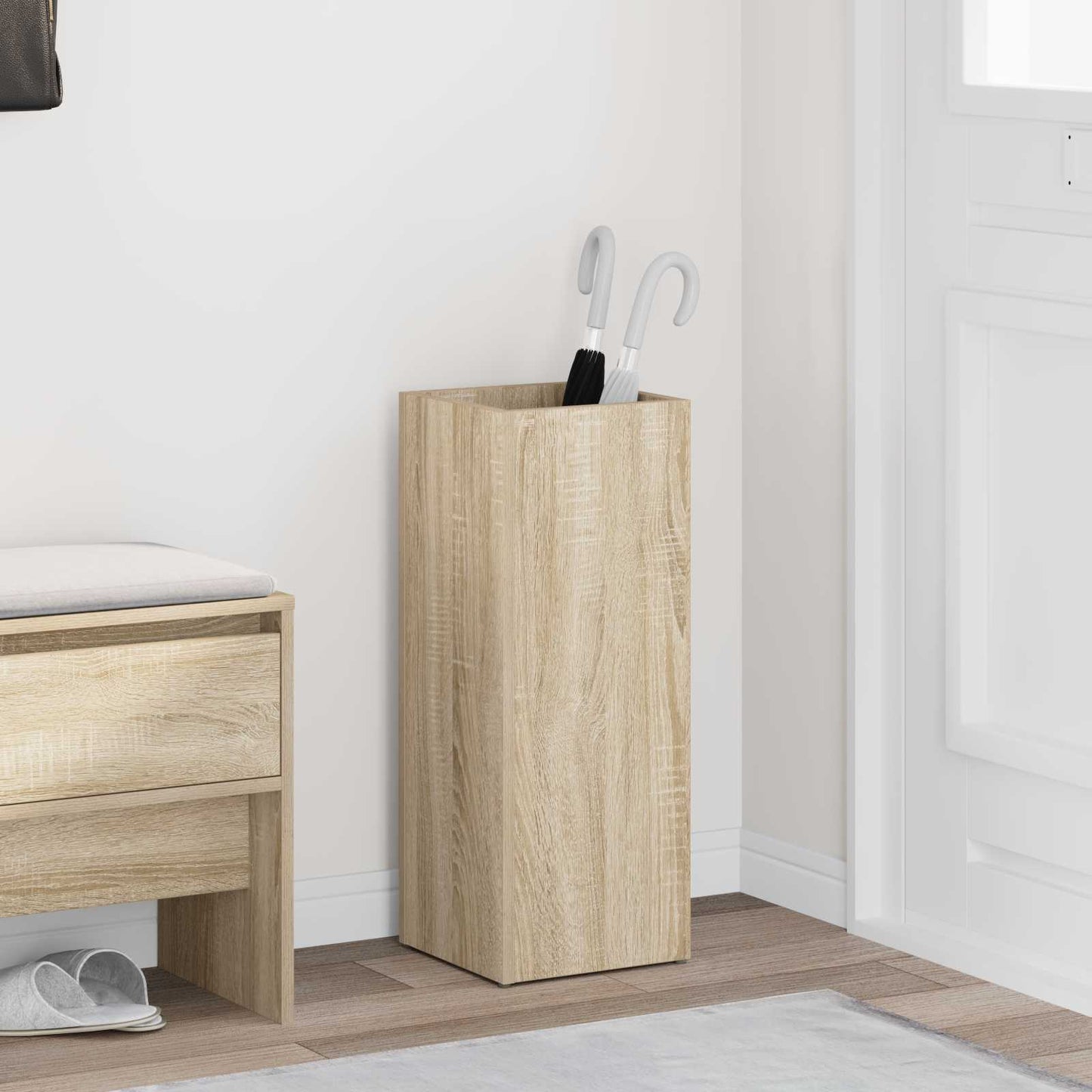Parasol holder Sonoma oak 25 x 24.5 x 64 cm wood-based material