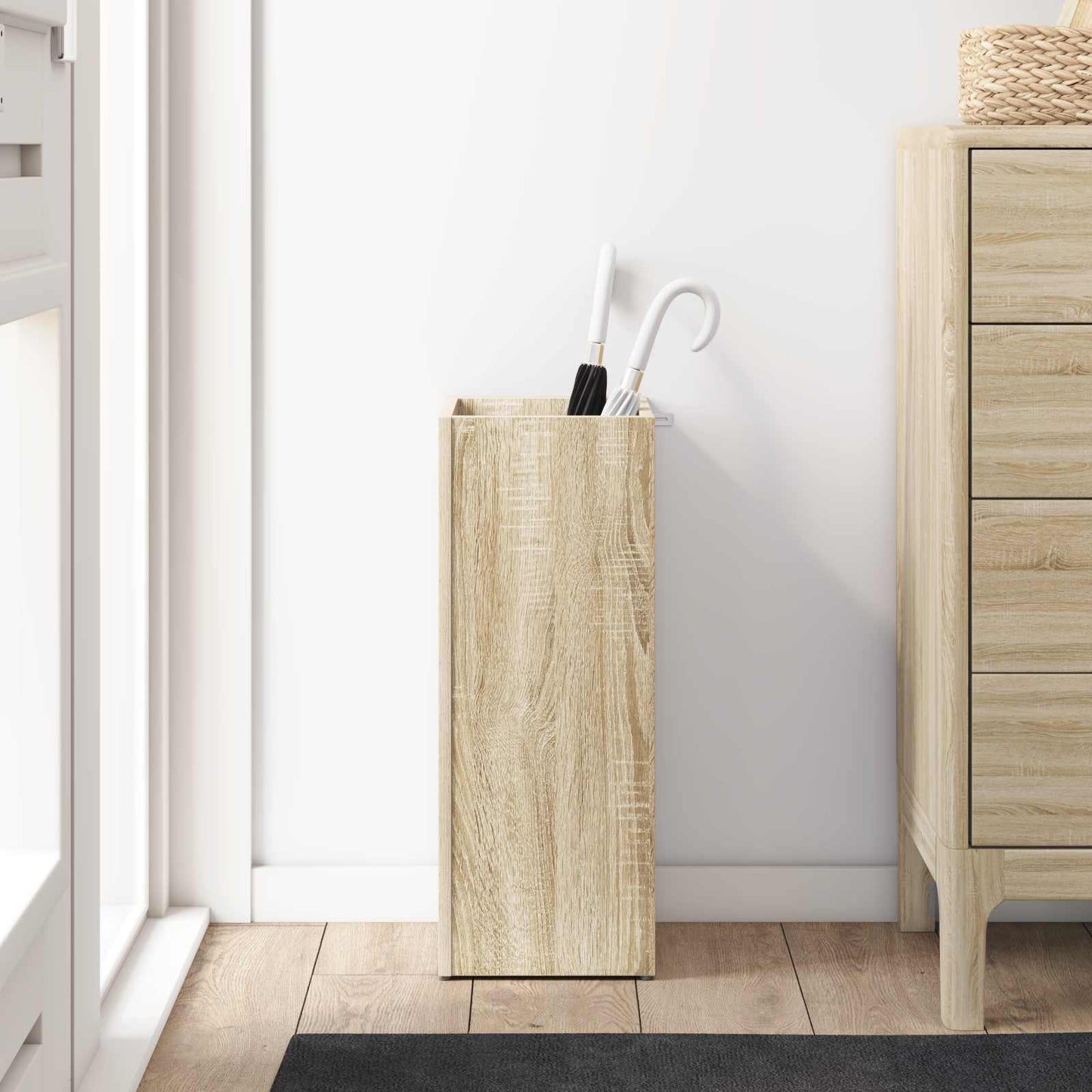 Parasol holder Sonoma oak 25 x 24.5 x 64 cm wood-based material