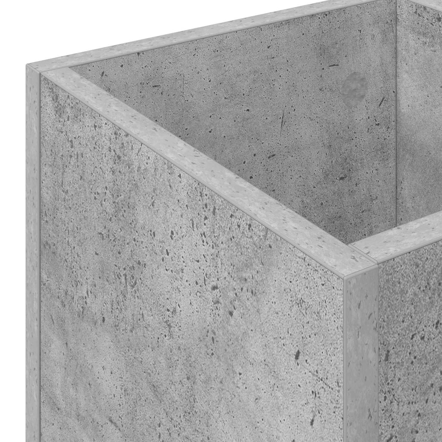 Support de parasol Béton Gris 25 x 24,5 x 64 cm Panneau de fibres de bois
