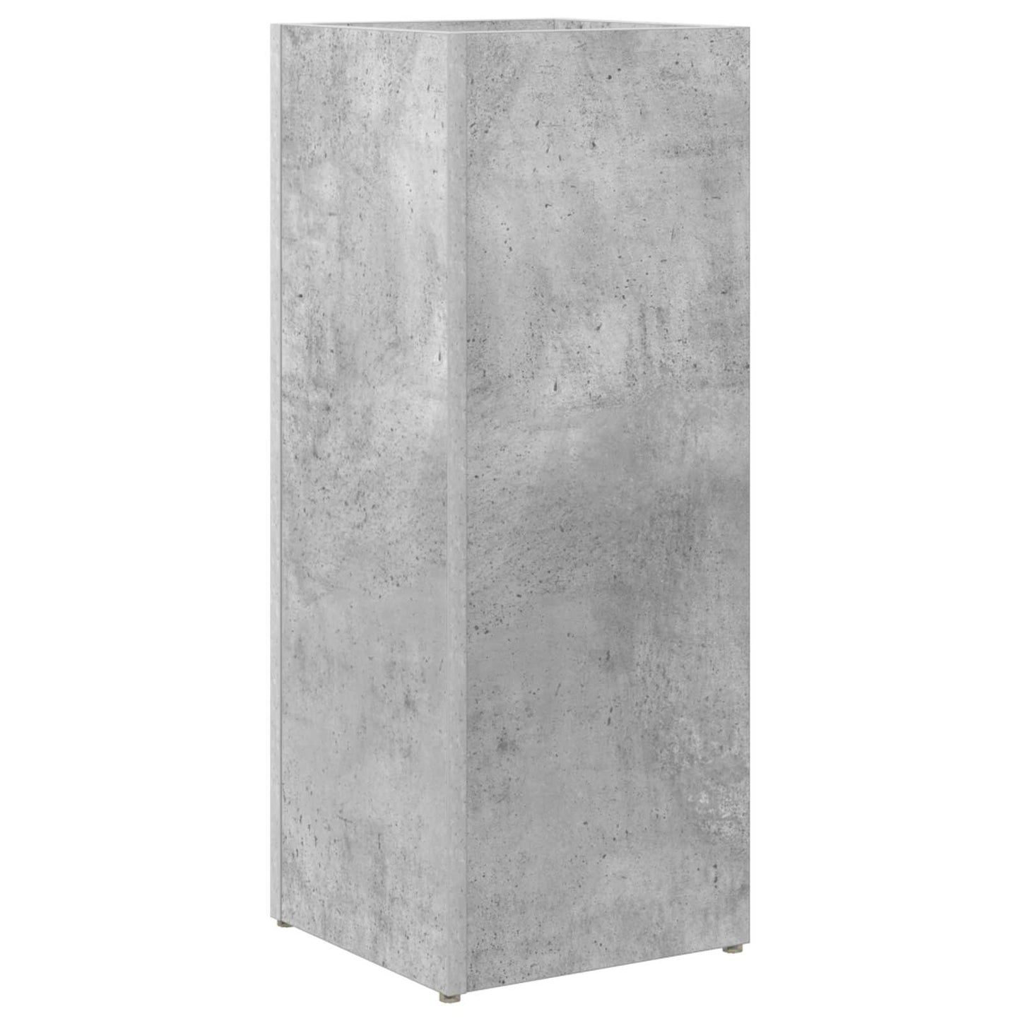 Support de parasol Béton Gris 25 x 24,5 x 64 cm Panneau de fibres de bois