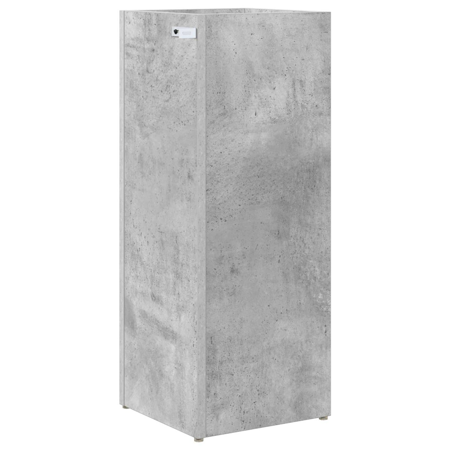 Support de parasol Béton Gris 25 x 24,5 x 64 cm Panneau de fibres de bois