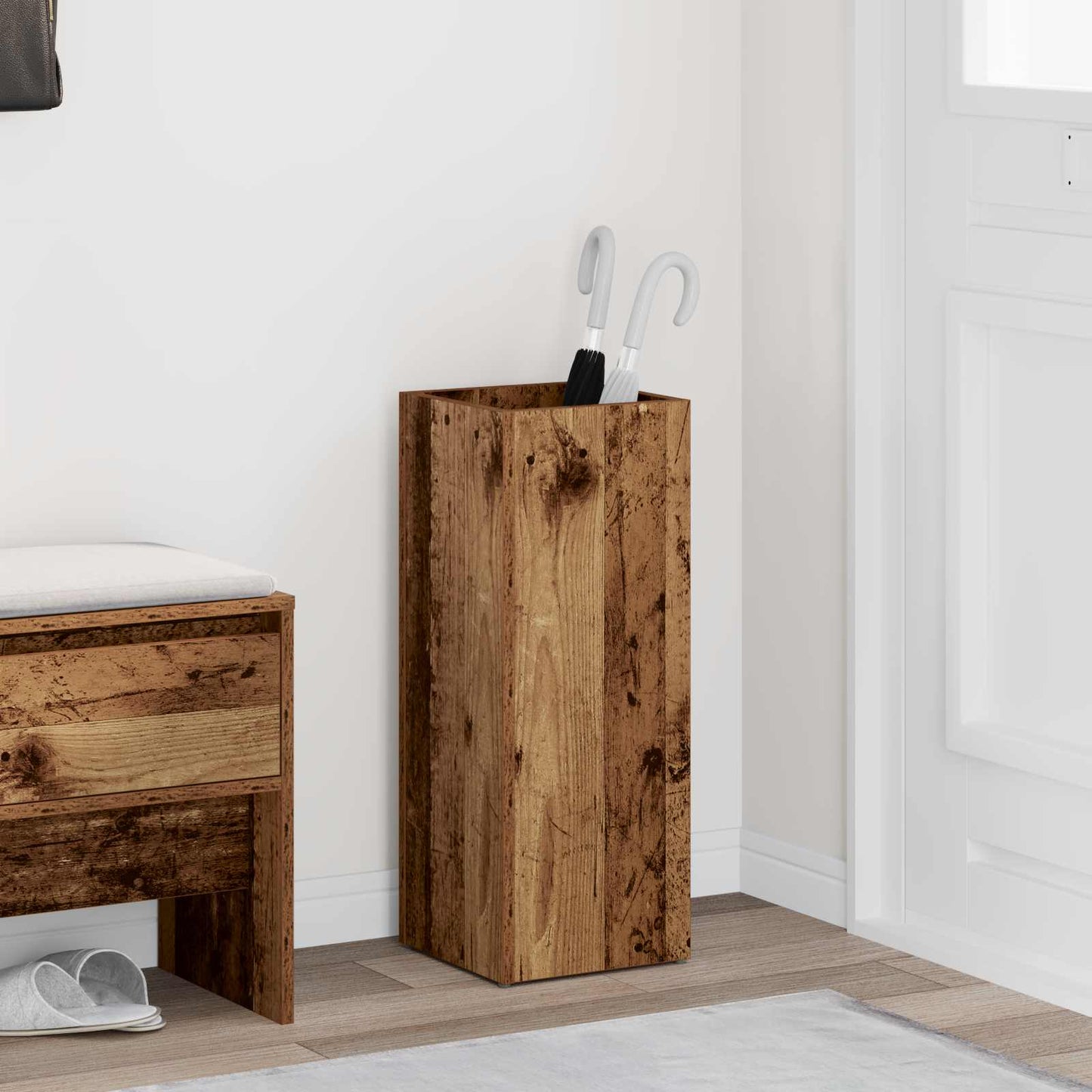 Sonnenschirmhalter Altholz 25 x 24,5 x 64 cm Holzwerkstoff