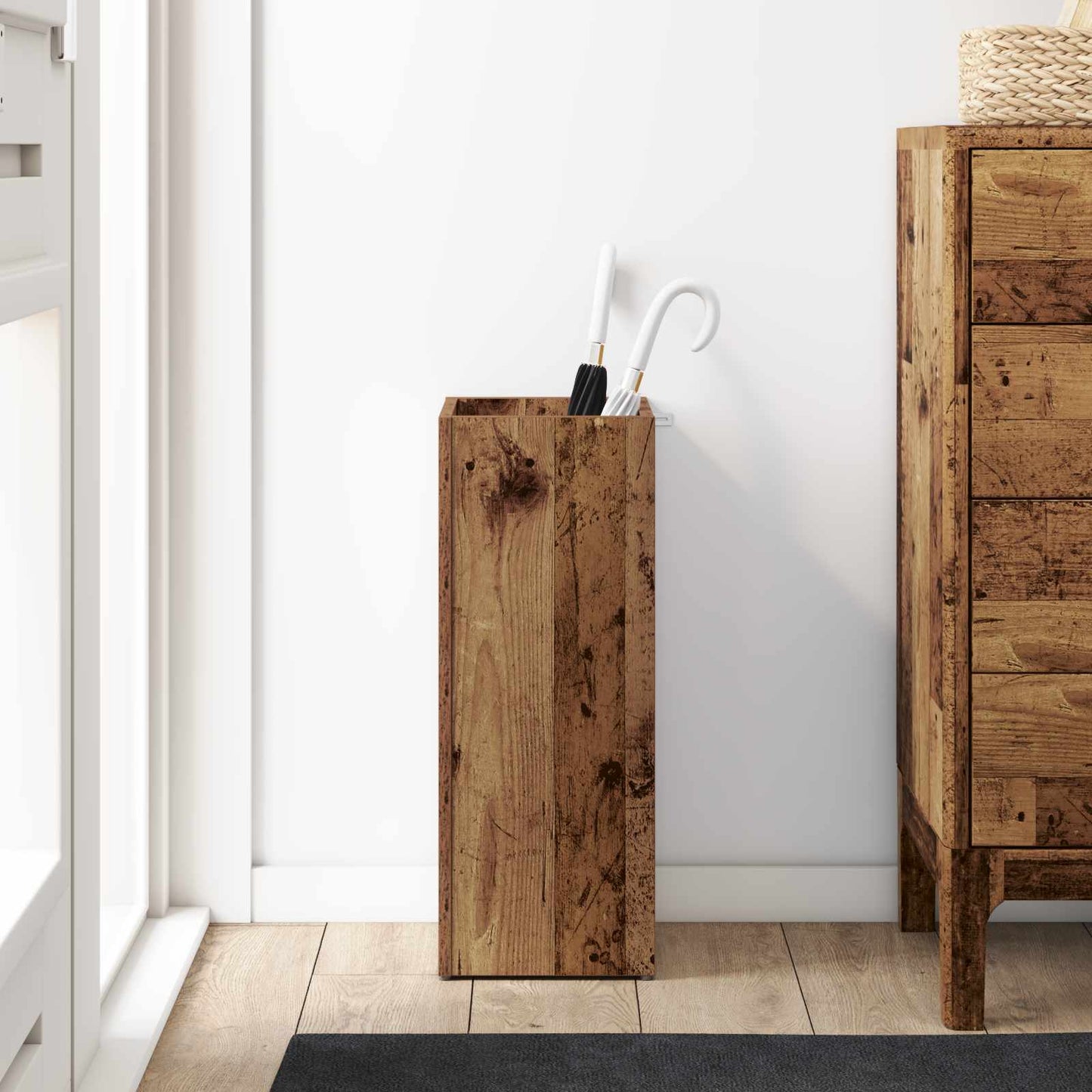 Sonnenschirmhalter Altholz 25 x 24,5 x 64 cm Holzwerkstoff