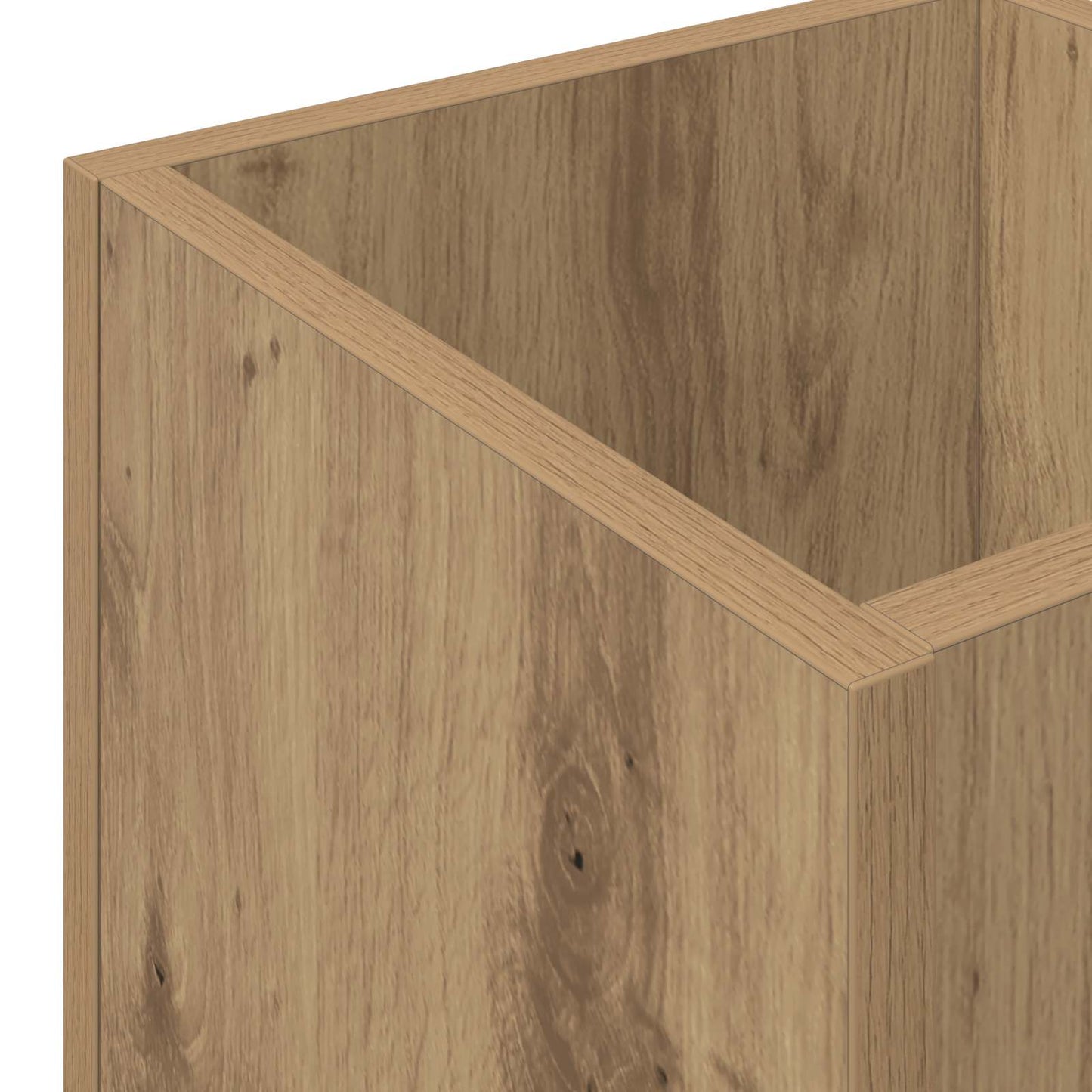 Parasol Stand with Storage Artisan Oak 25 x 24.5 x 64 cm