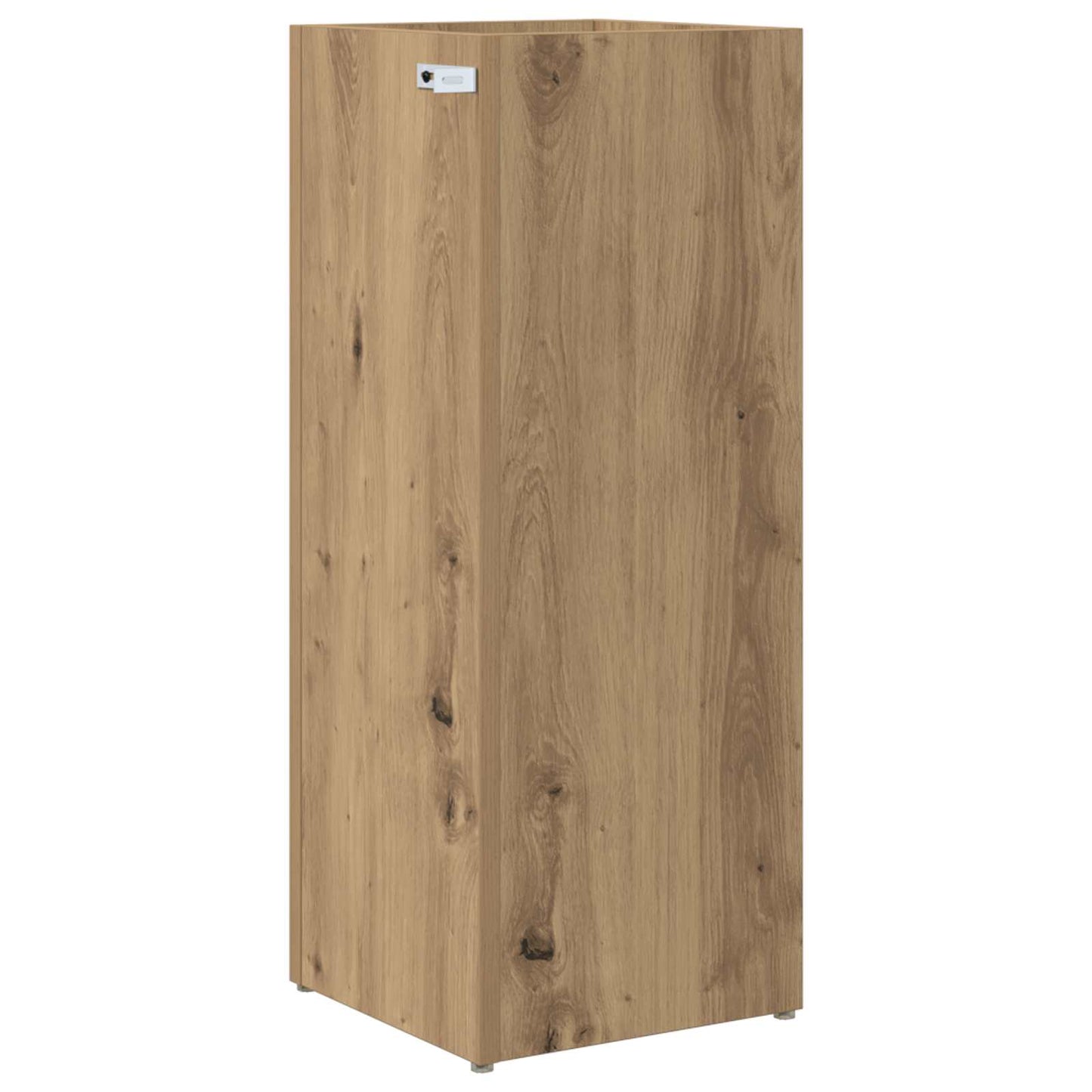 Parasol Stand with Storage Artisan Oak 25 x 24.5 x 64 cm
