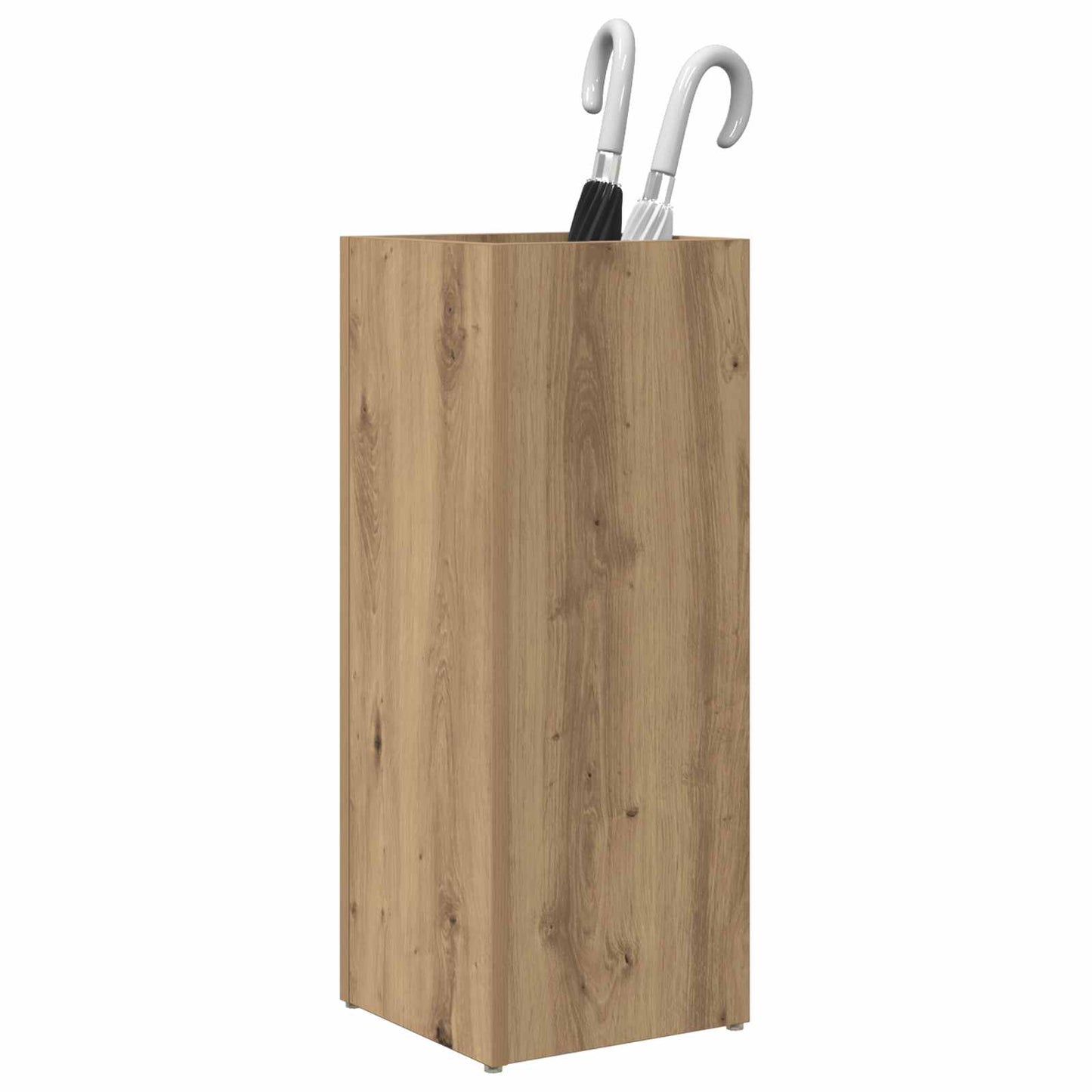 Parasol Stand with Storage Artisan Oak 25 x 24.5 x 64 cm