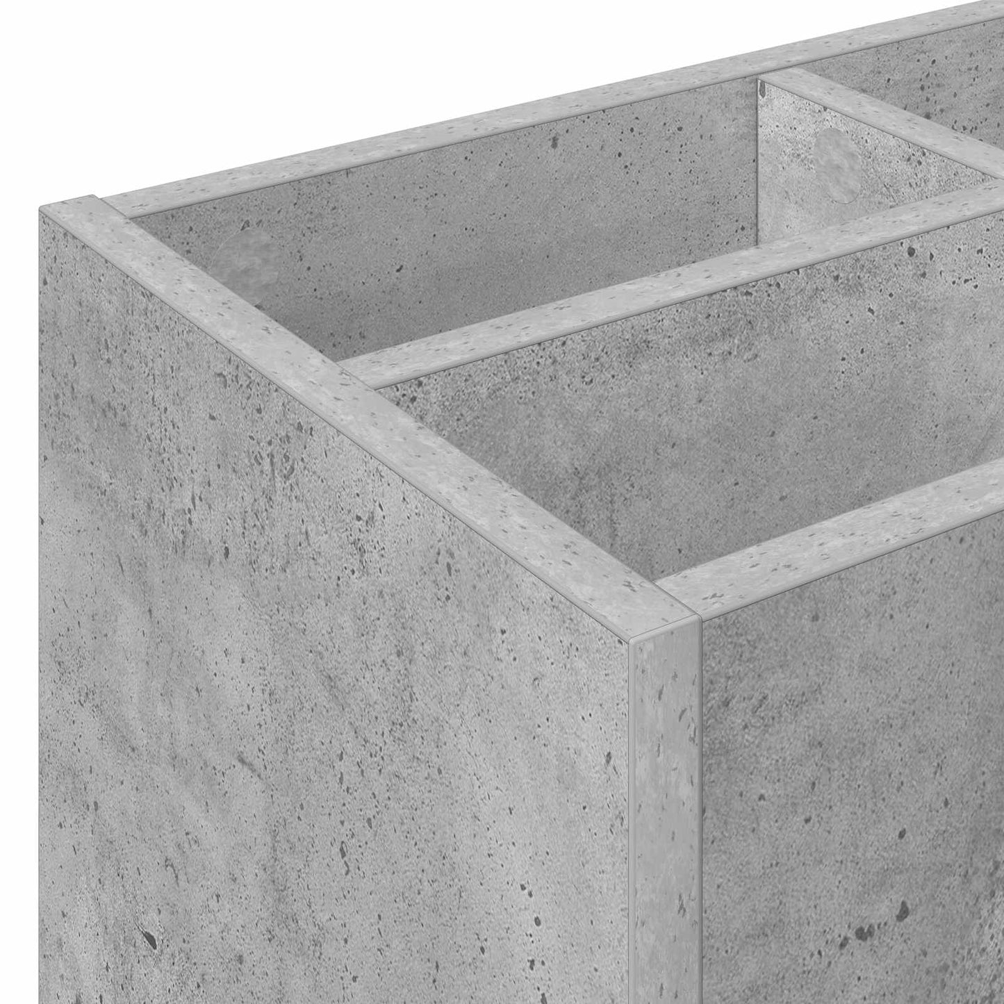Sonnenschirmhalter Beton Grau 65 x 24 x 50 cm Holzwerkstoff