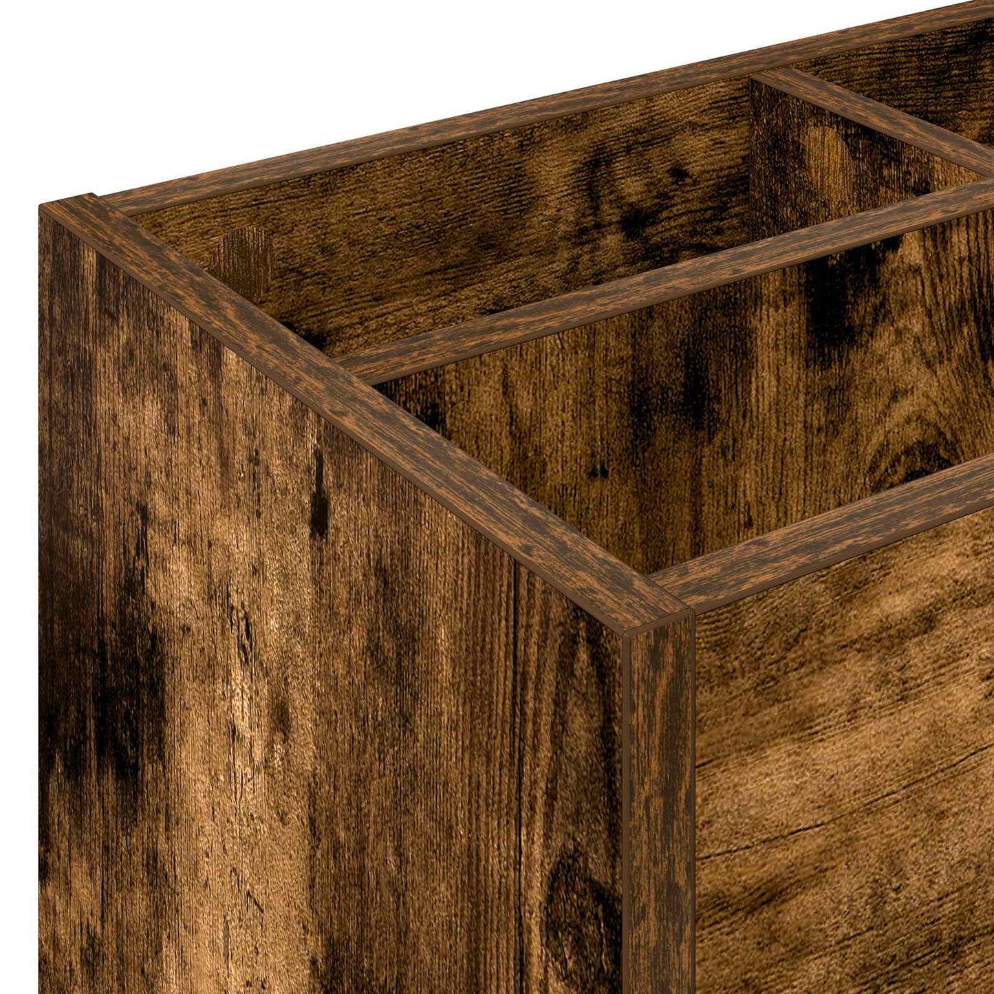 Parasol Holder Smoked Oak 65 x 24 x 50 cm