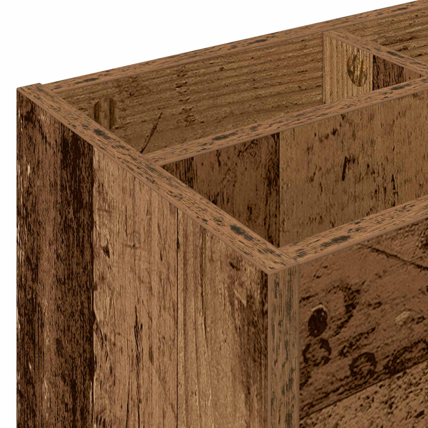 Support de parasol en vieux bois 65 x 24 x 50 cm Matériau à base de bois