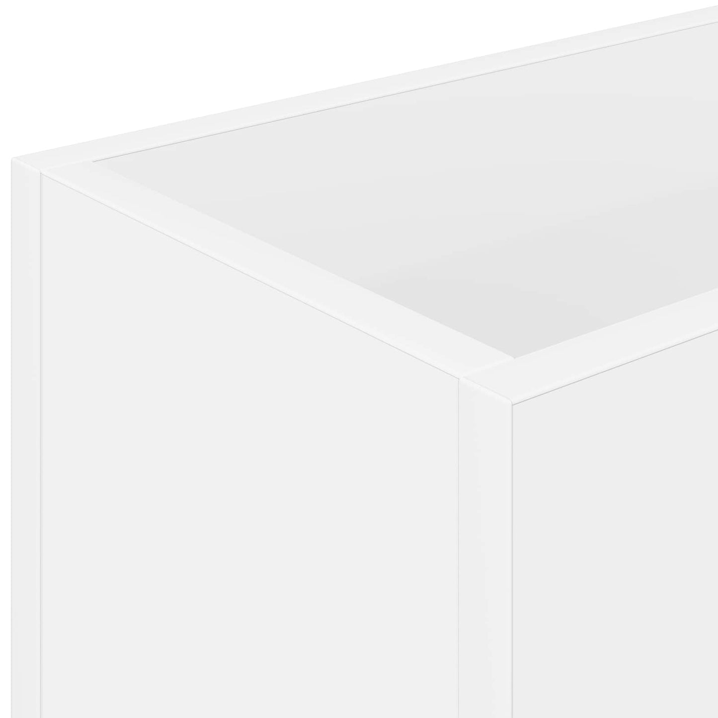 Support de parasol blanc 40 x 20 x 55,5 cm en bois d'ingénierie
