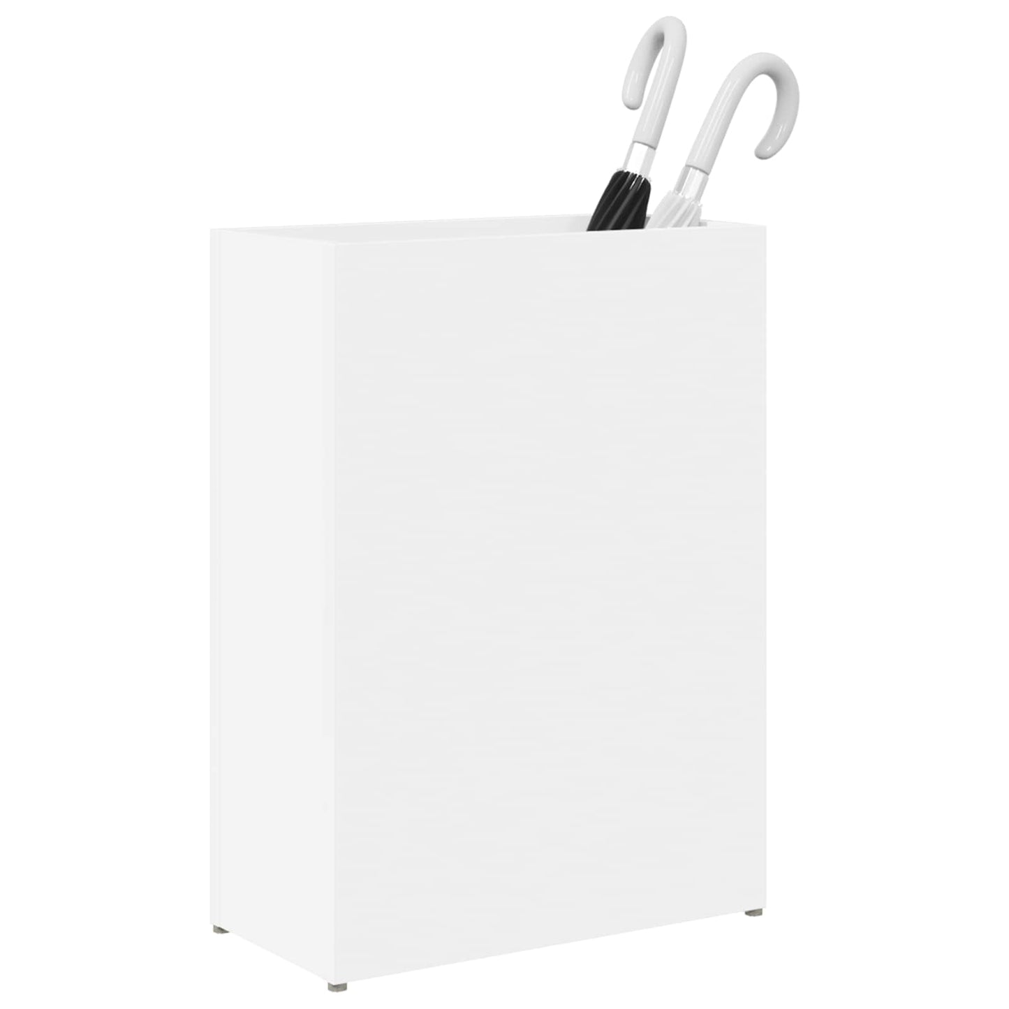 Support de parasol blanc 40 x 20 x 55,5 cm en bois d'ingénierie