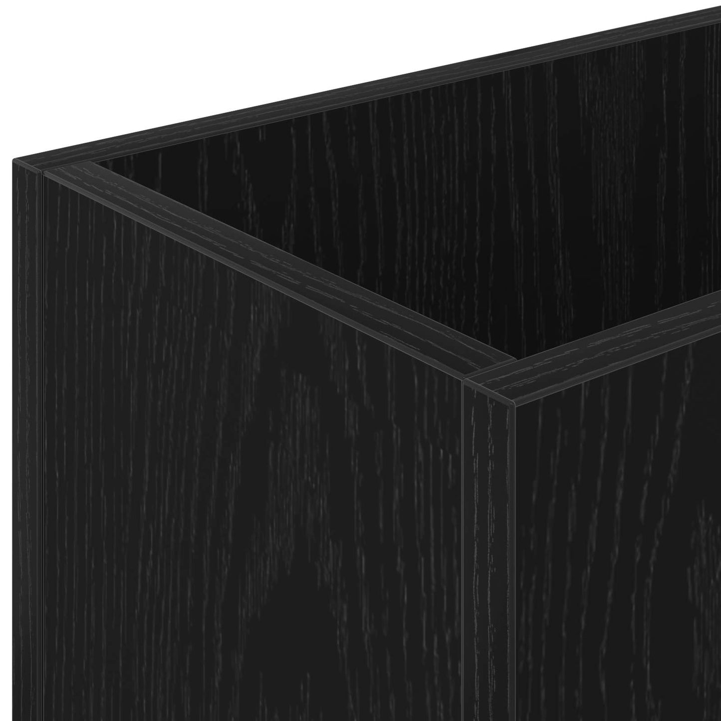 Parasol Holder Black Oak-Look 40 x 20 x 55.5 cm